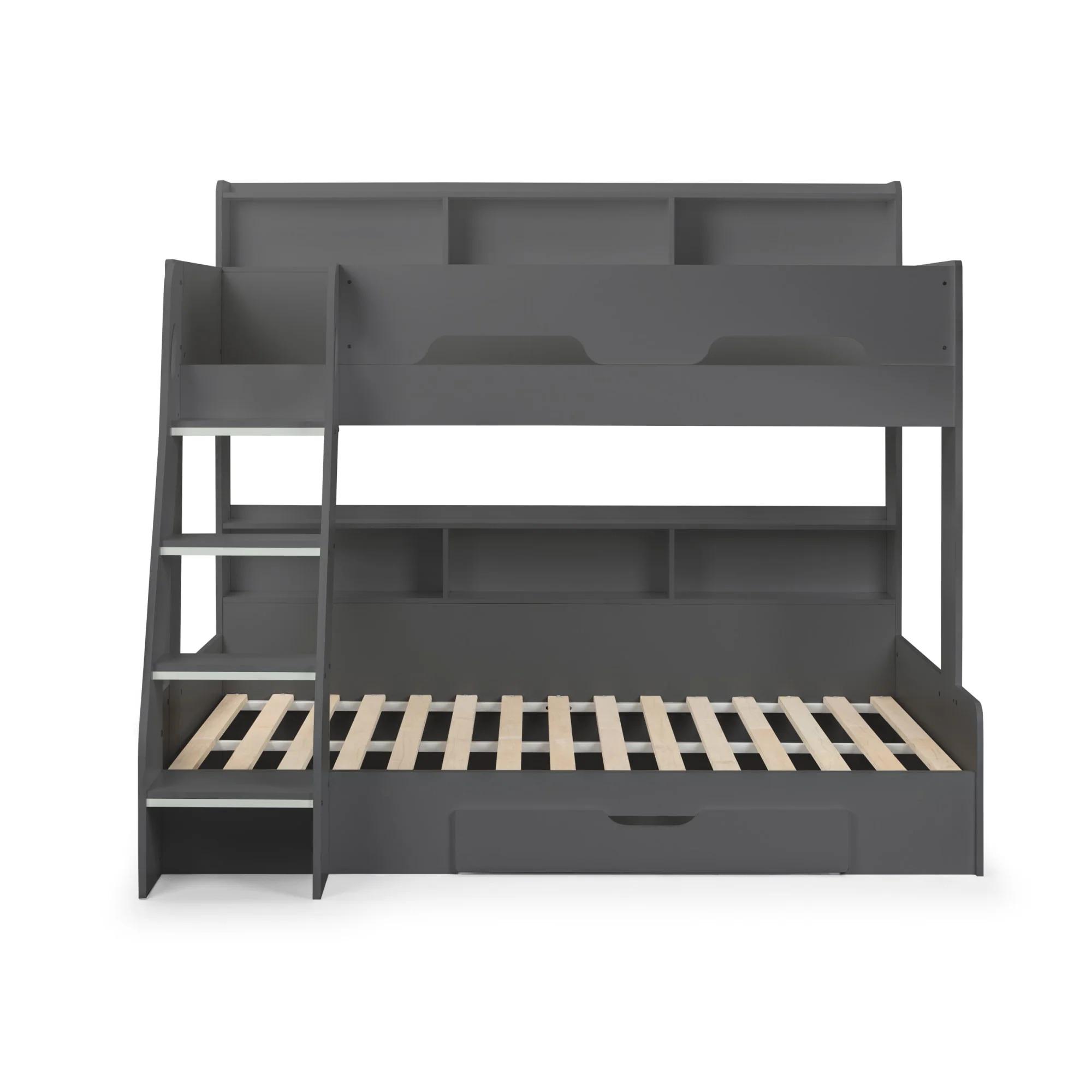 Orion Triple Sleeper Bed - Dark Grey