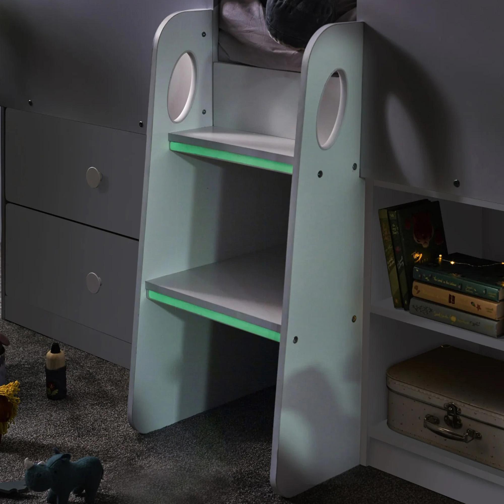 Orpheus Midsleeper Bed - White