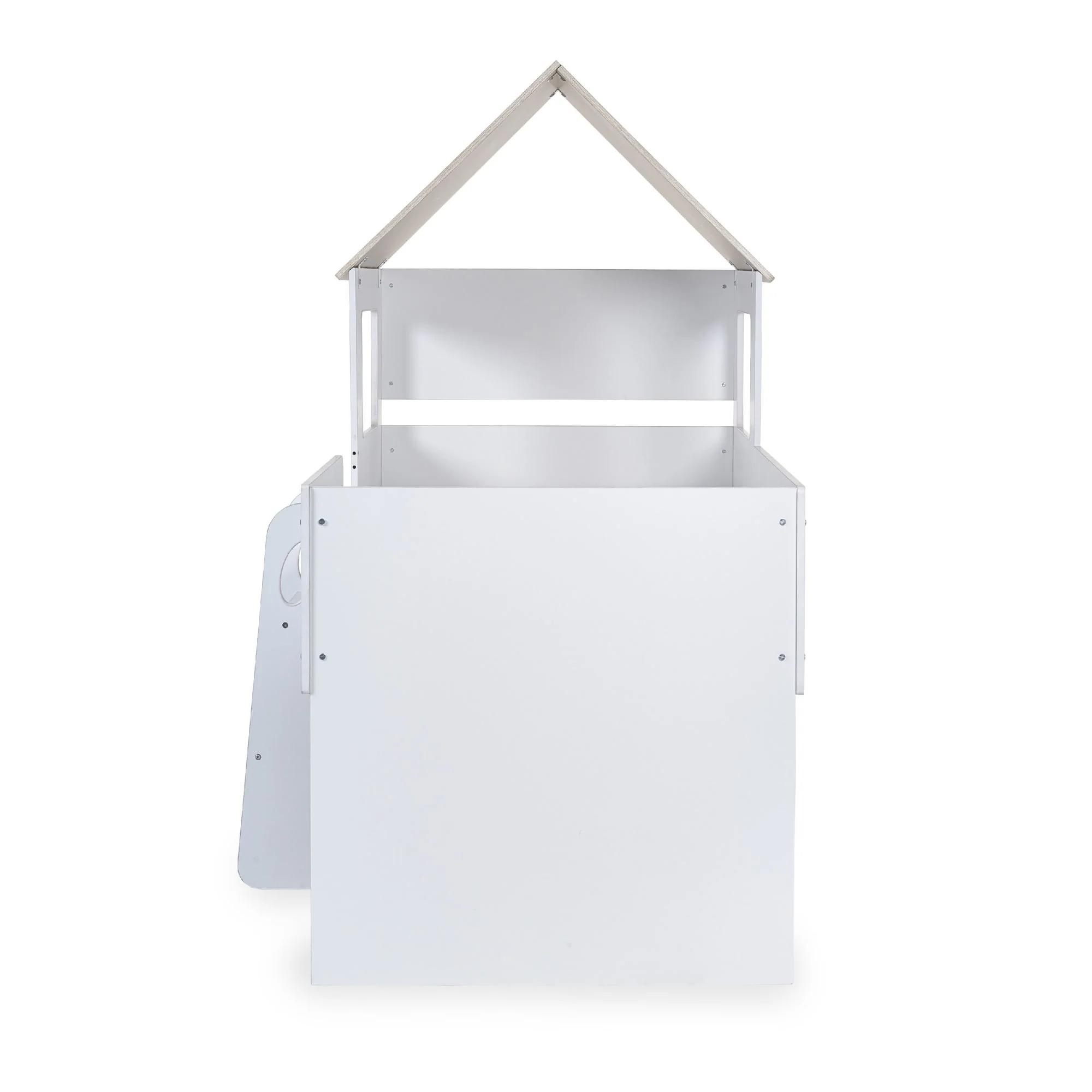 Orpheus Midsleeper Bed - White and Wood