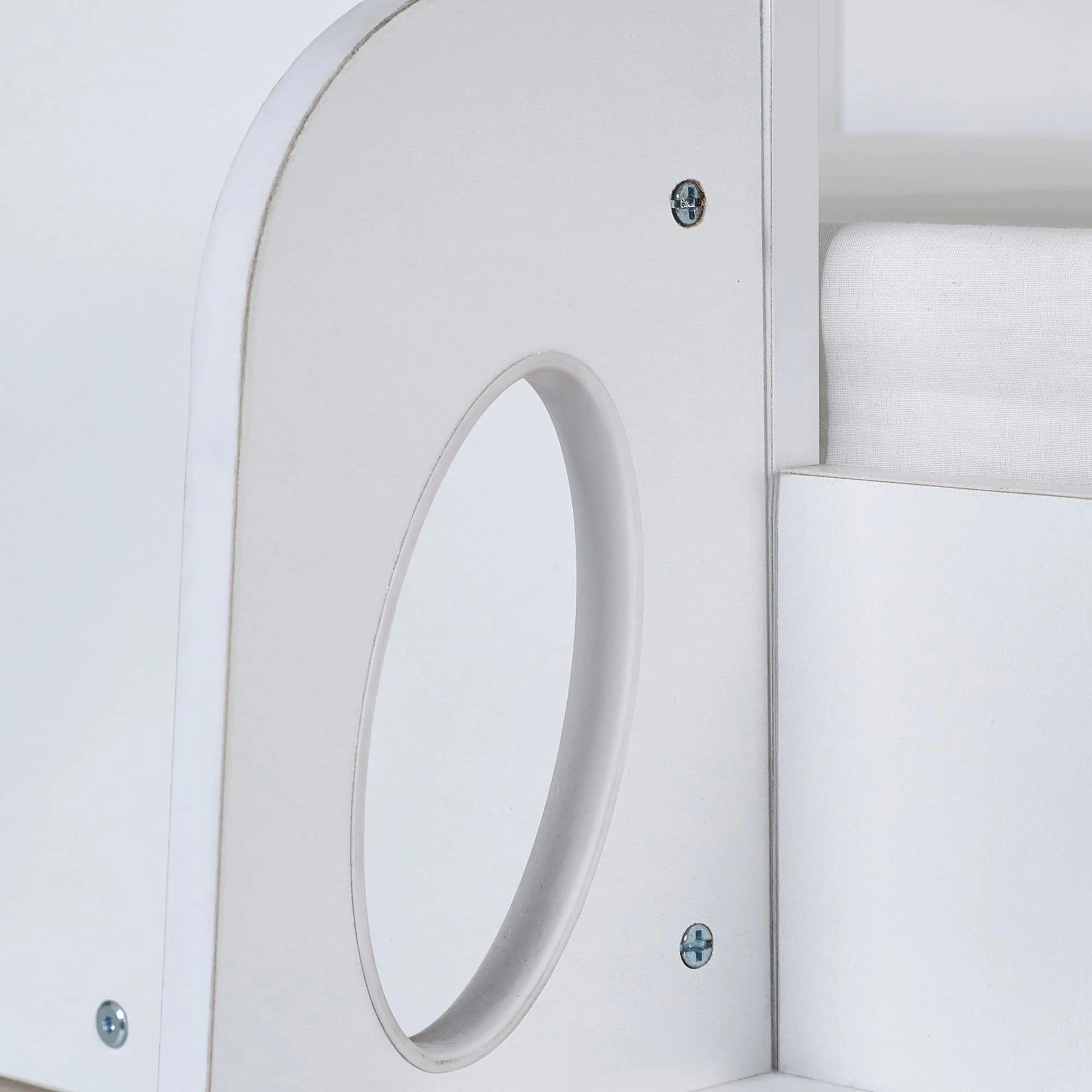 Orpheus Midsleeper Bed - White and Wood