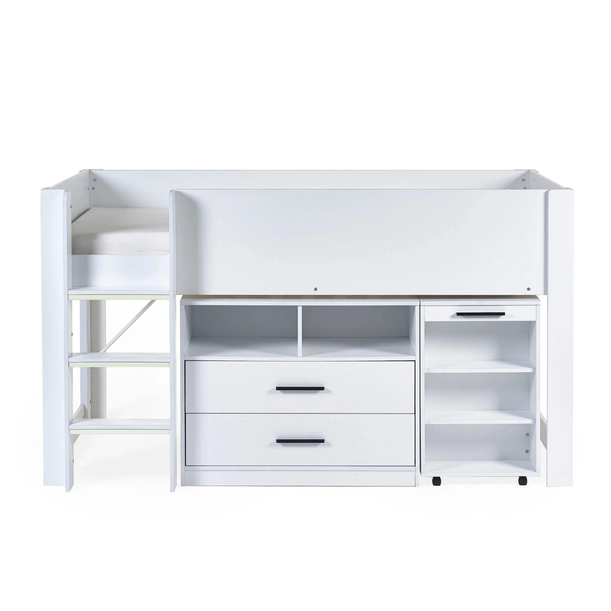 Otis Midsleeper Bed - White