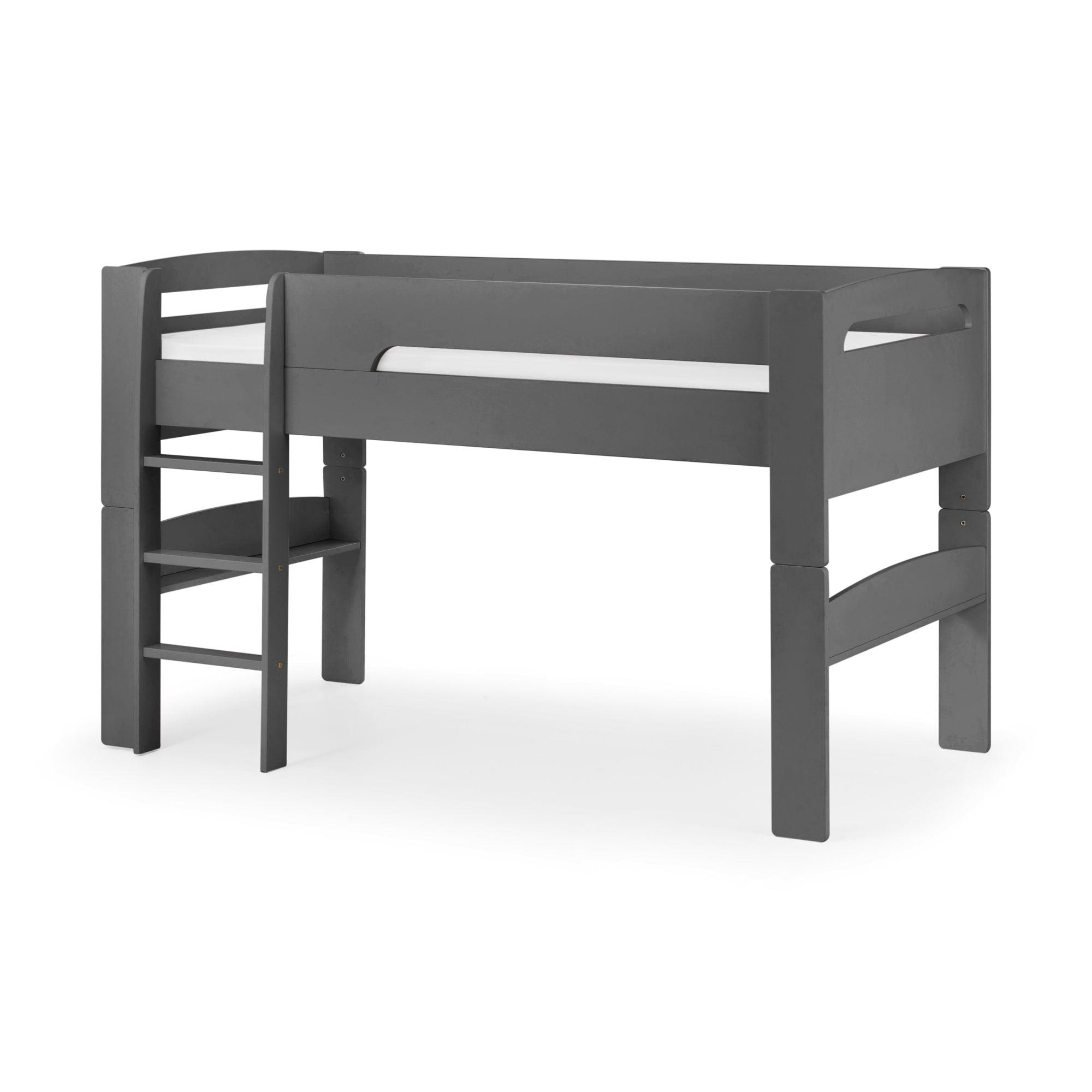 Pluto Midsleeper Bed - Dark Grey