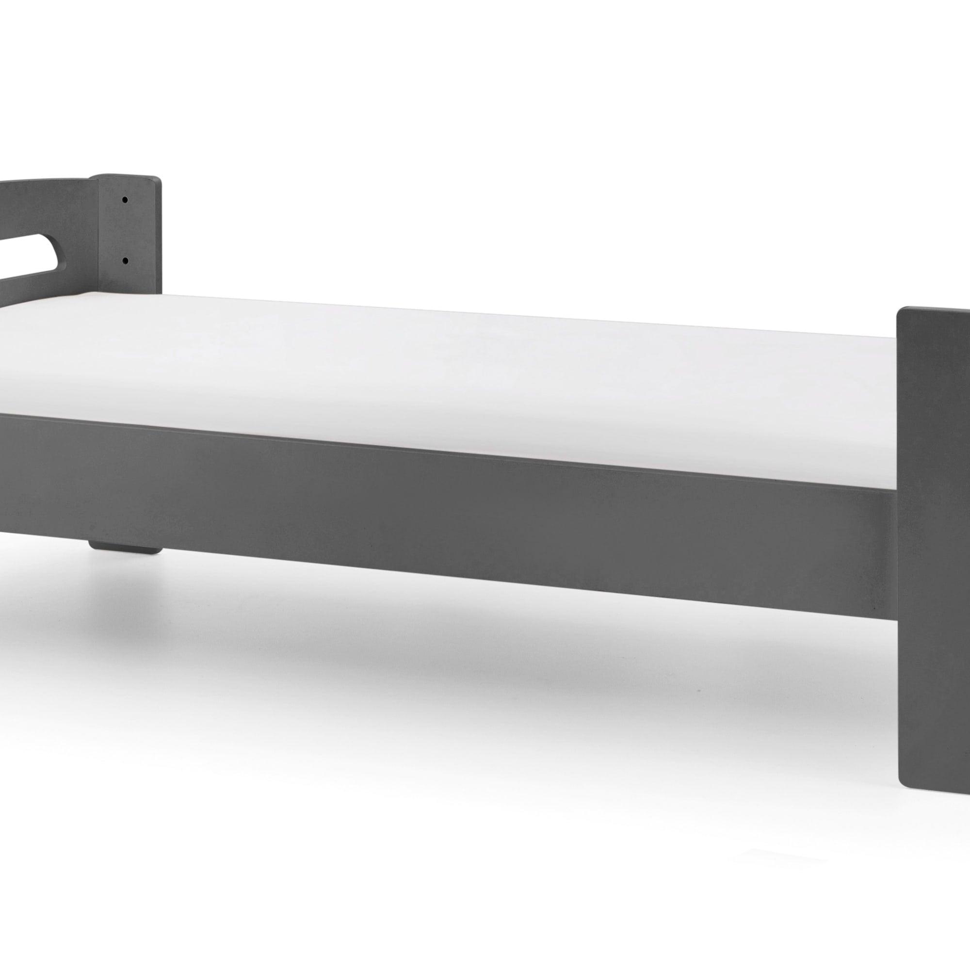 Pluto Midsleeper Bed - Dark Grey