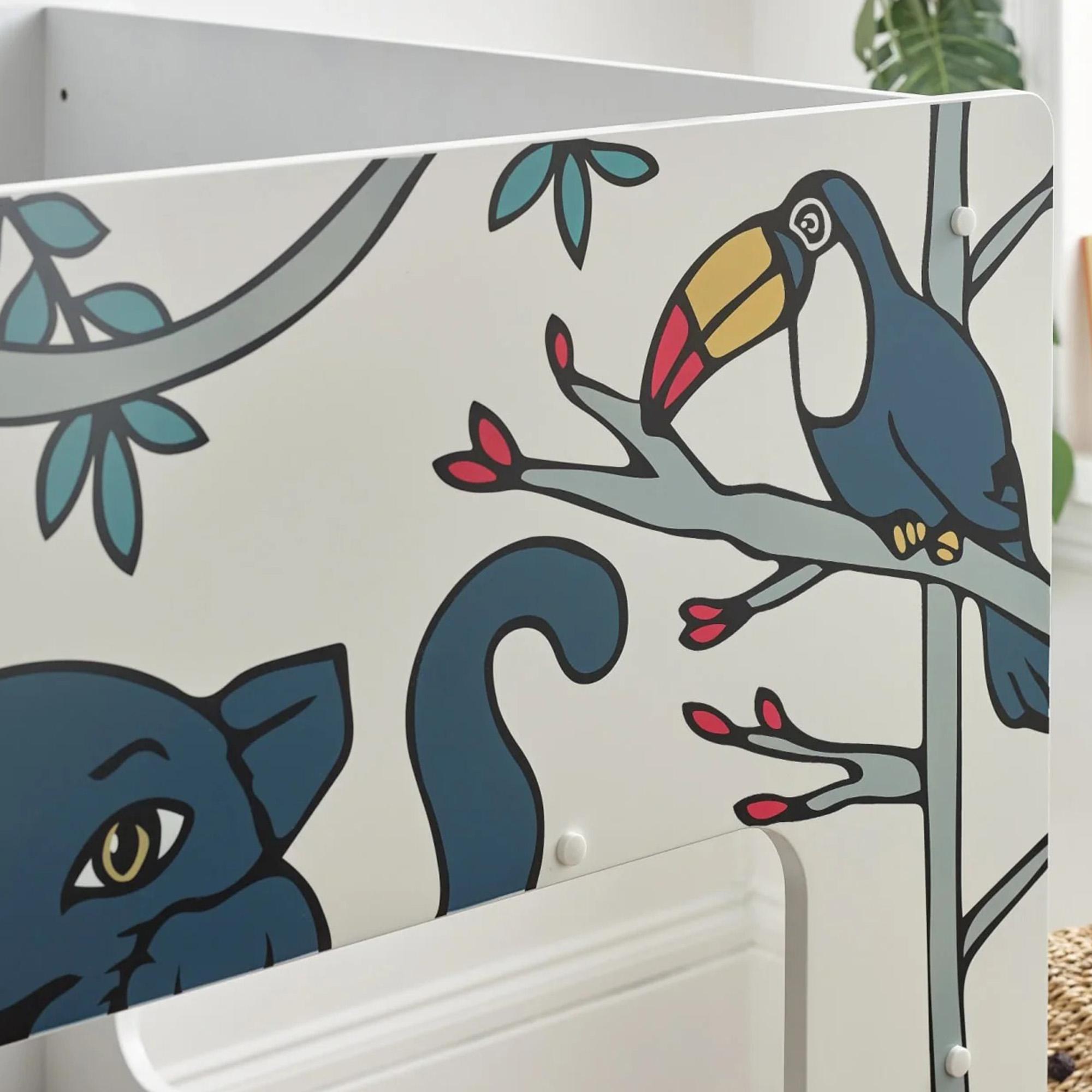 Safari Novelty Bunk Bed - White