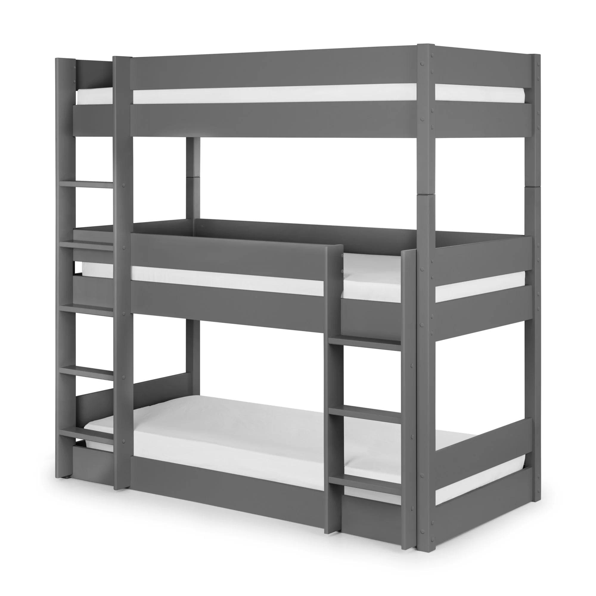 Trio Bunk Bed - 3 Level - Dark Grey