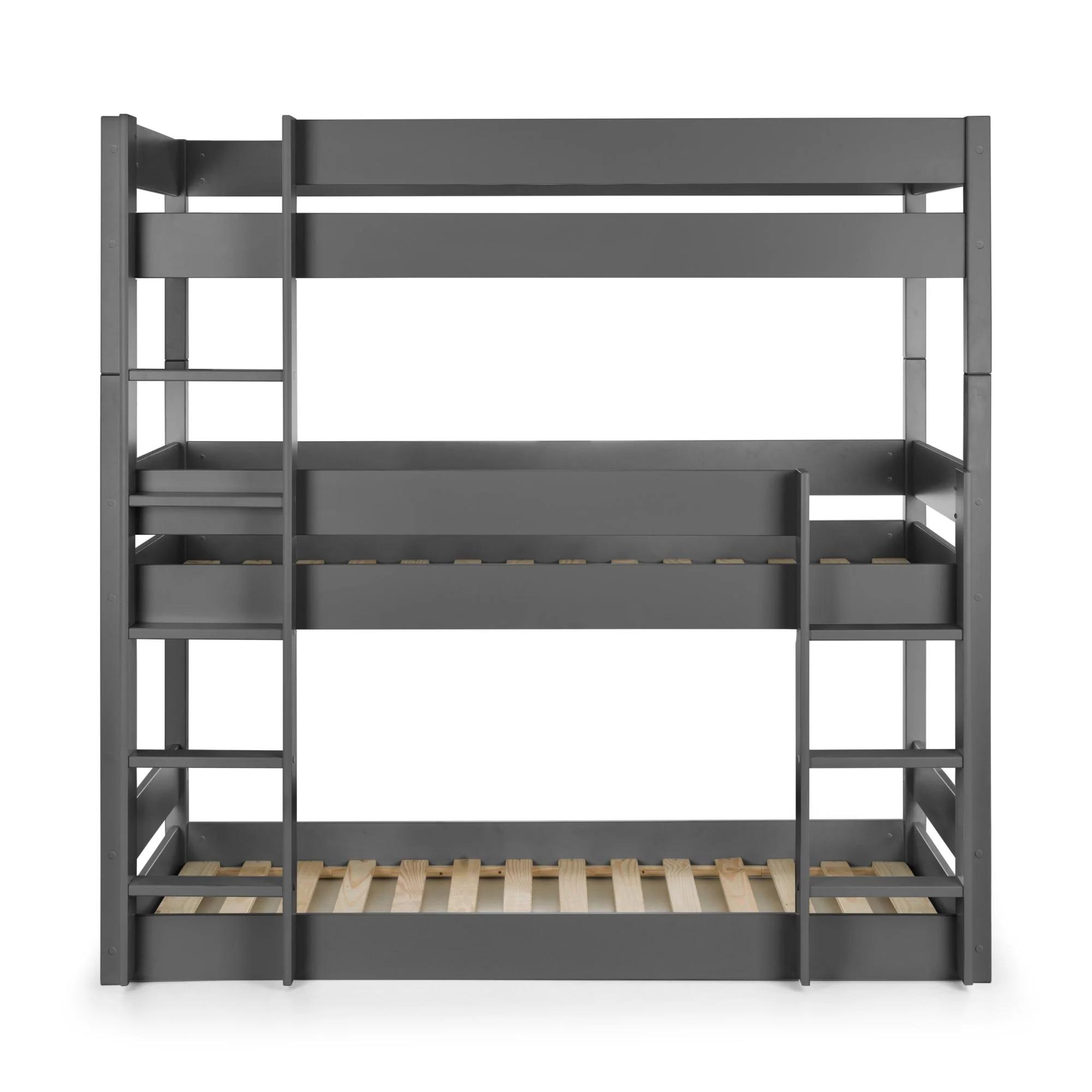Trio Bunk Bed - 3 Level - Dark Grey