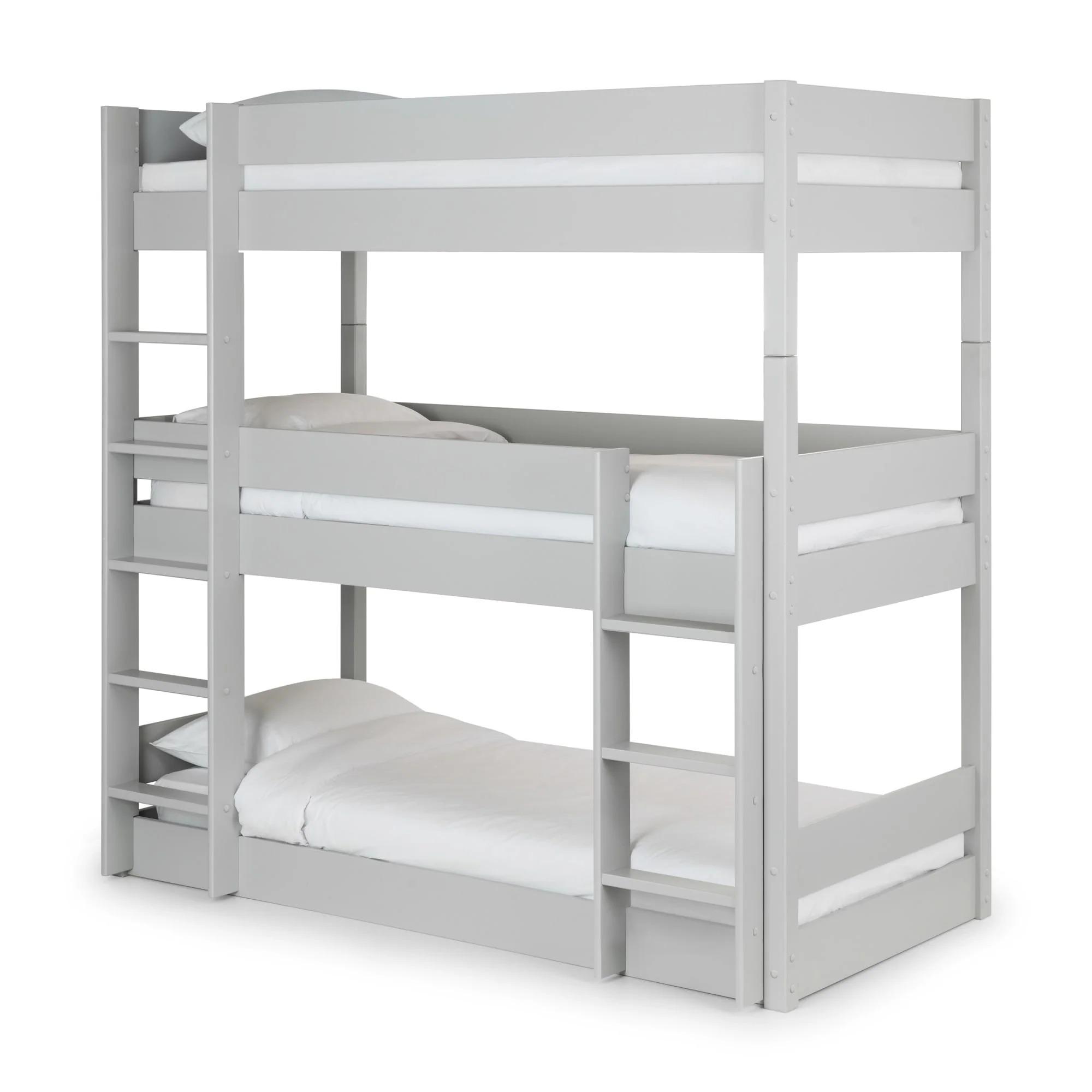 Trio Bunk Bed - 3 Level - Grey