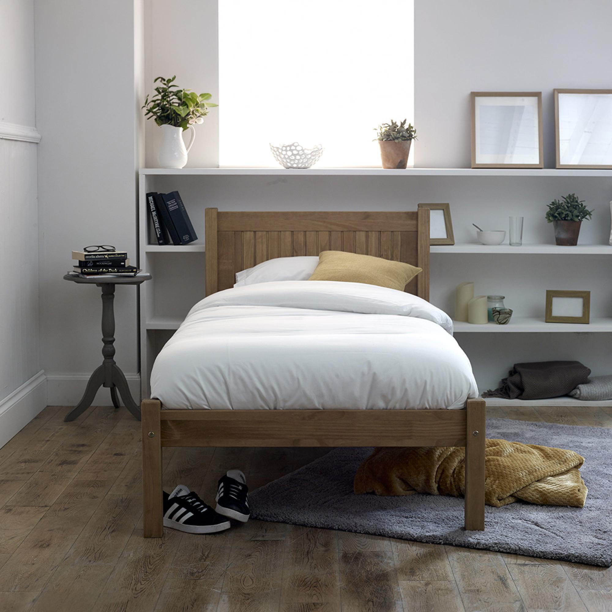 Cape Honeycomb Wooden Bed - Sizes Available