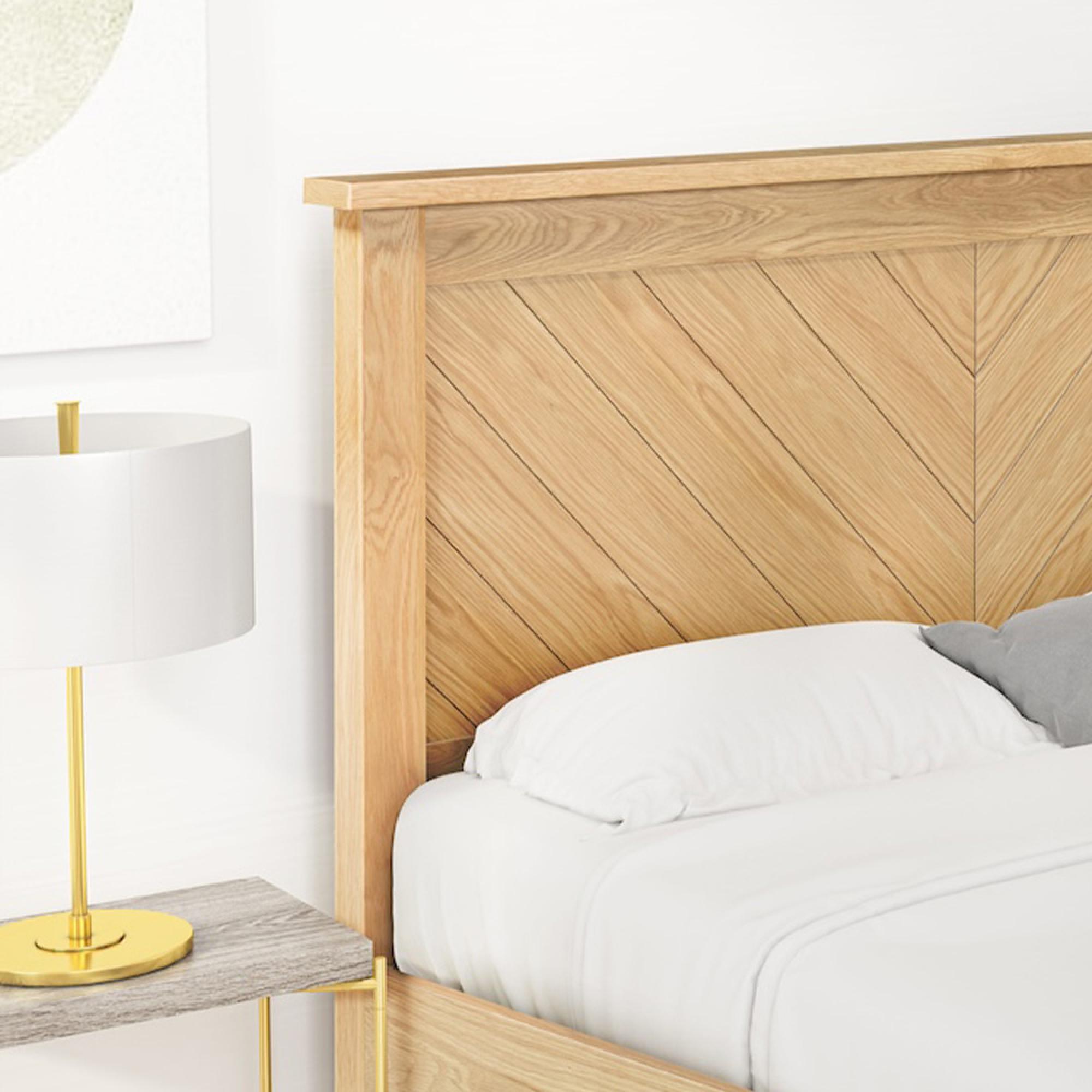 Kay Oak Bed - Sizes Available