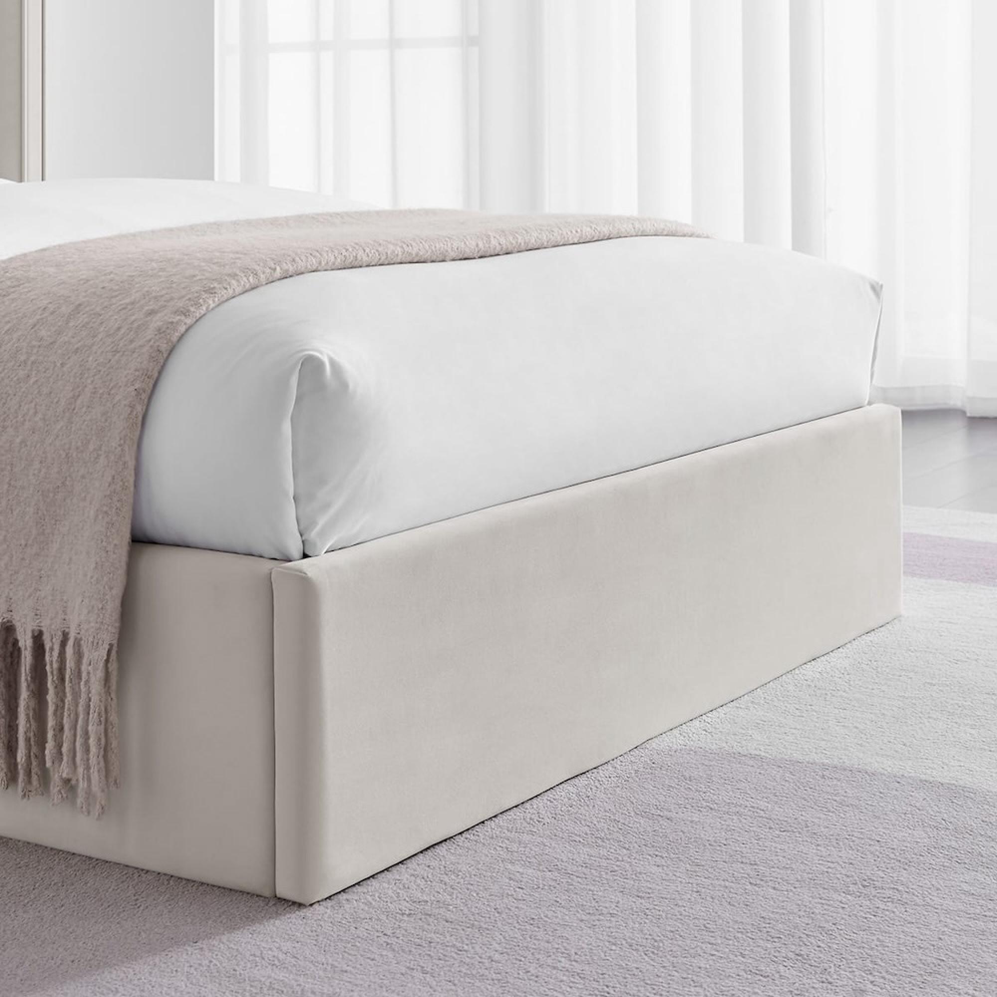 Posey Natural Fabric Ottoman Bed - Sizes Available