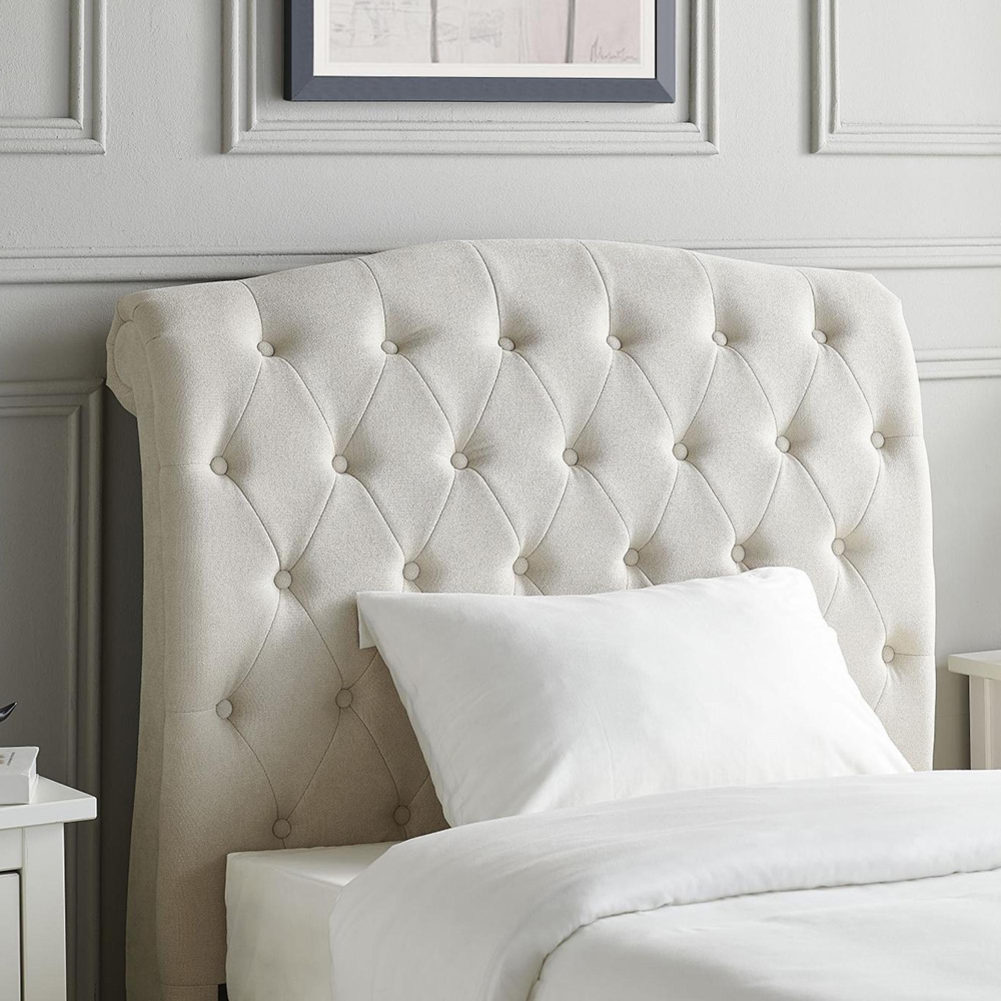 Roma Natural Fabric Bed - Sizes Available