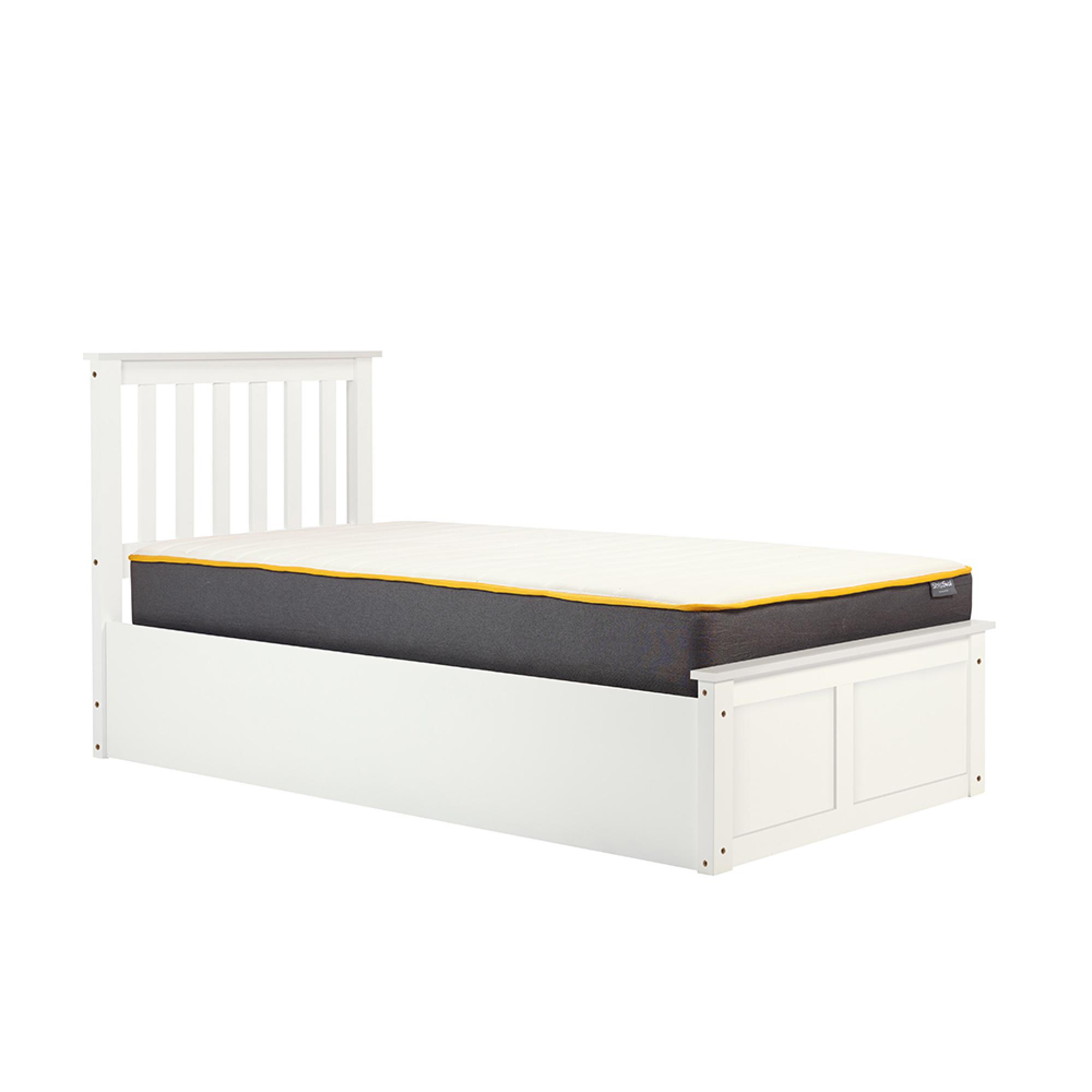 Phoenix Ottoman Storage Bed - 3ft Single - White