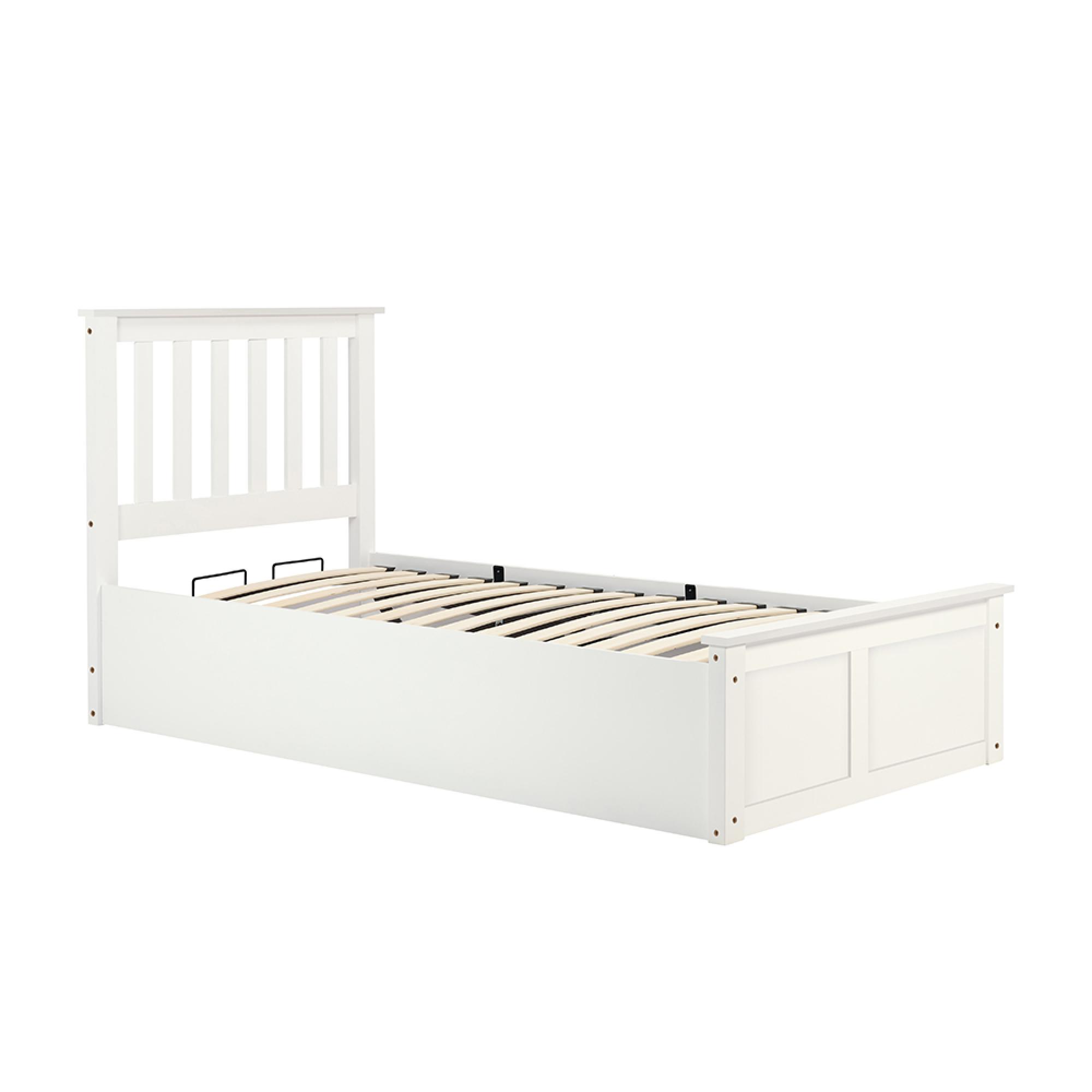 Phoenix Ottoman Storage Bed - 3ft Single - White