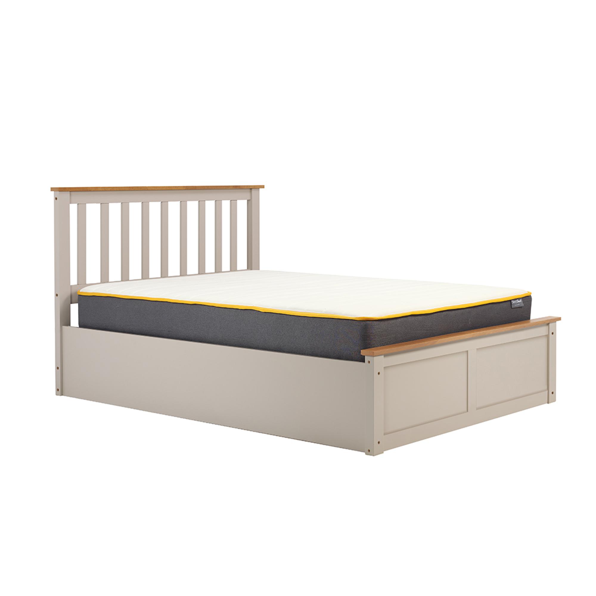 Phoenix Ottoman Storage Bed - 4ft Small Double - Oak