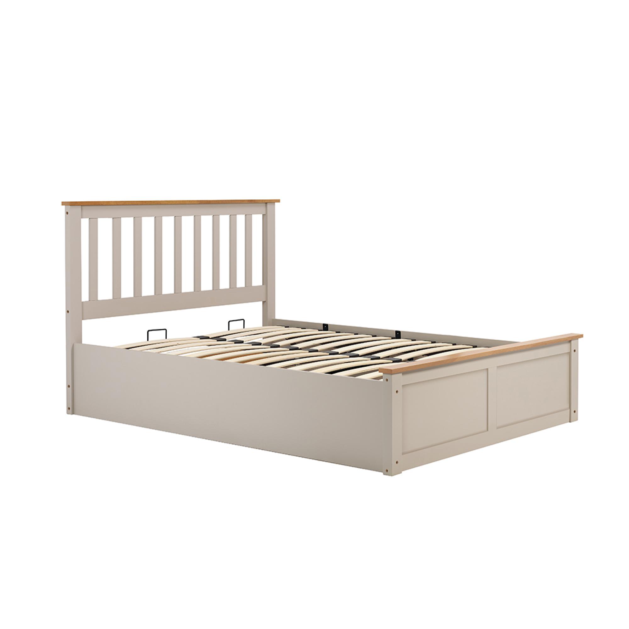 Phoenix Ottoman Storage Bed - 4ft Small Double - Oak