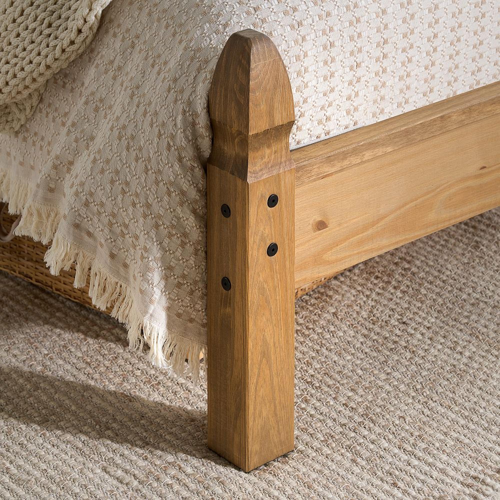 Corona Bed - Pine - 5ft King Size