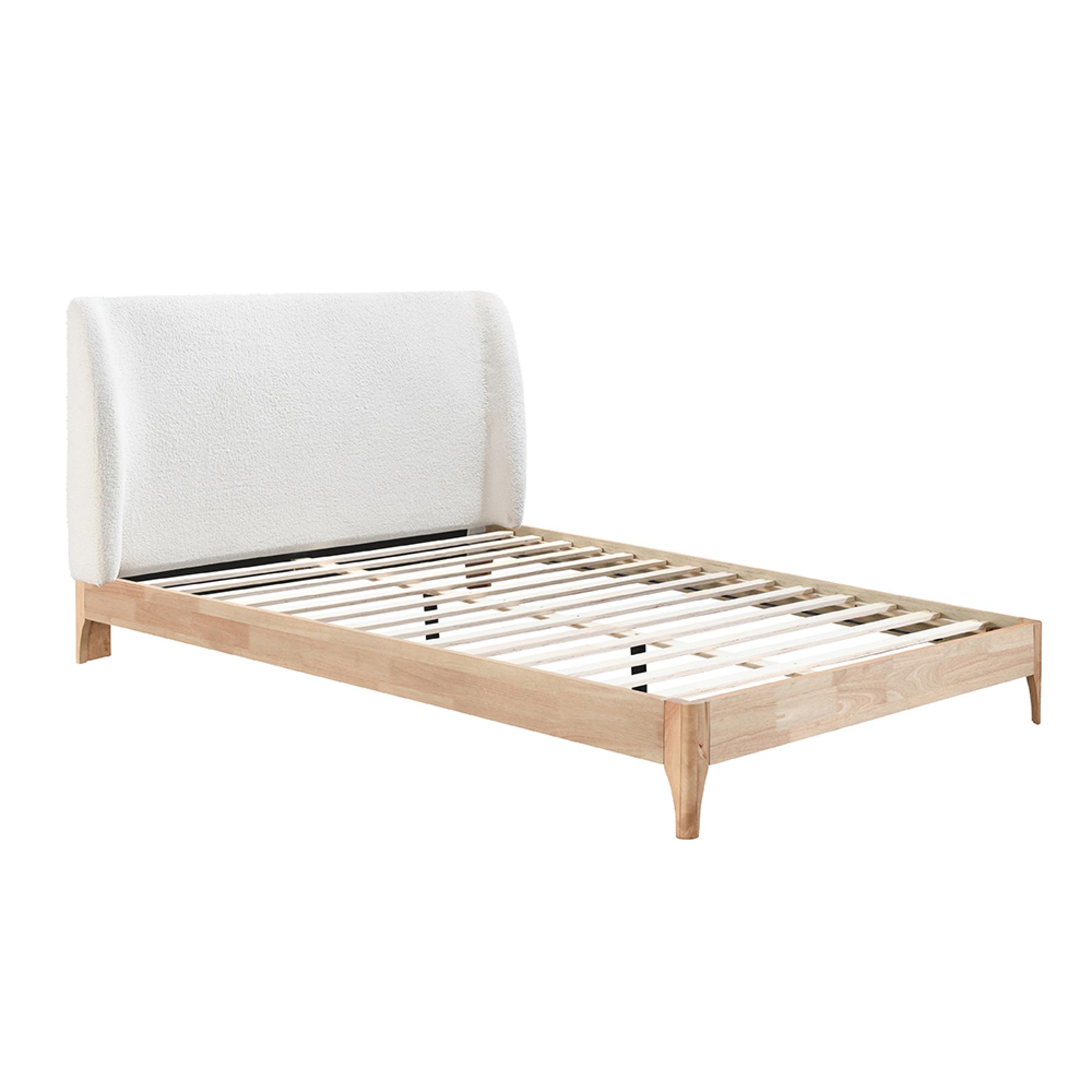 Halfden Bed - White - 5ft King Size
