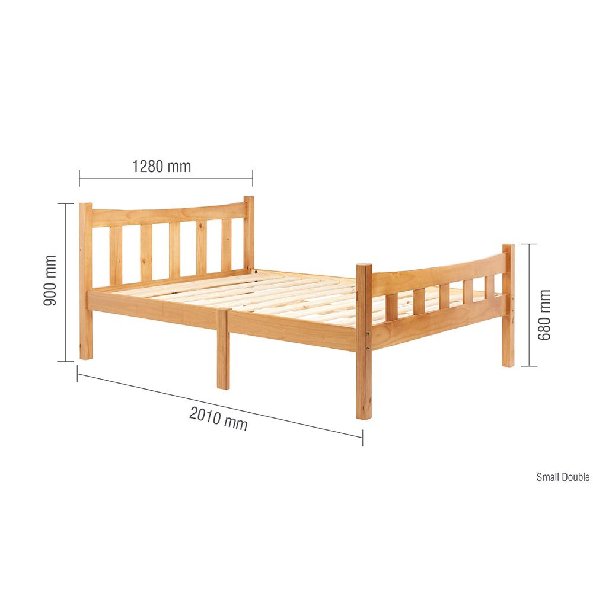 Miami Bed - Pine - Sizes Available