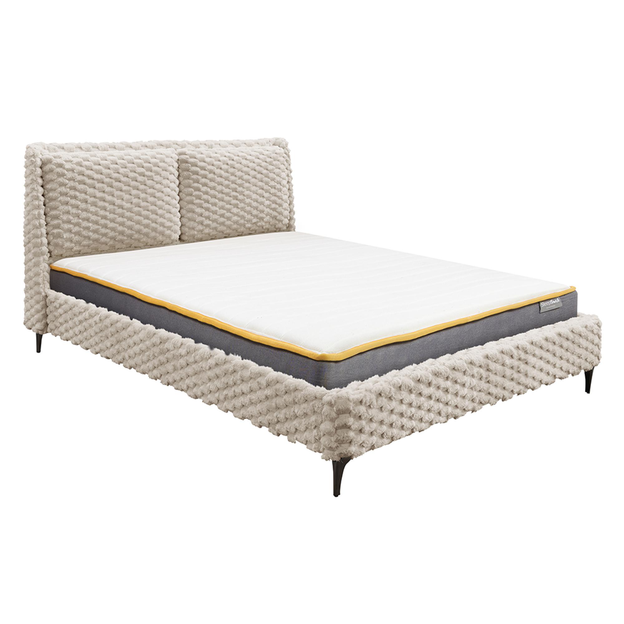 Tilly Bed - White Fabric - Sizes Available