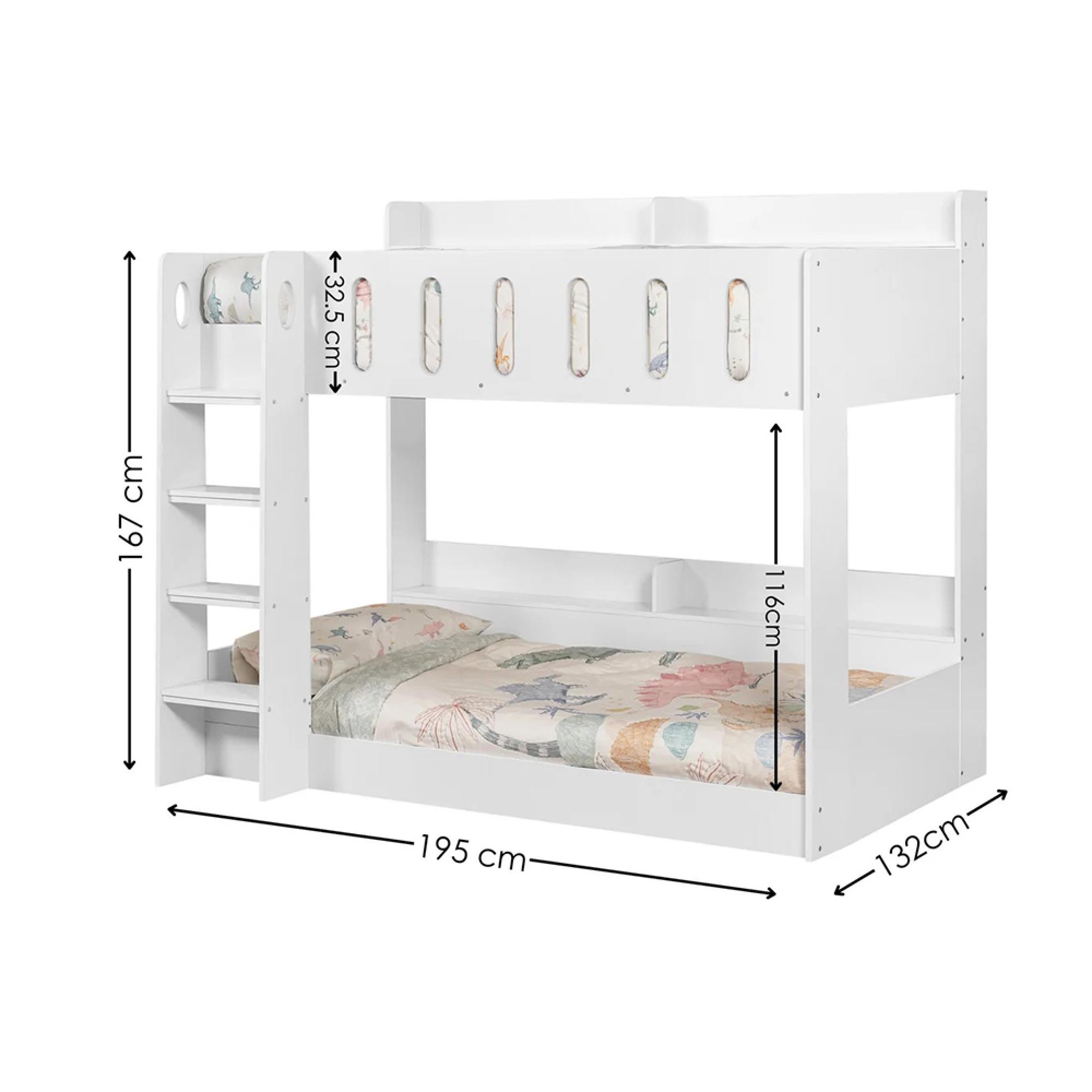 Vision Bunk Bed - White