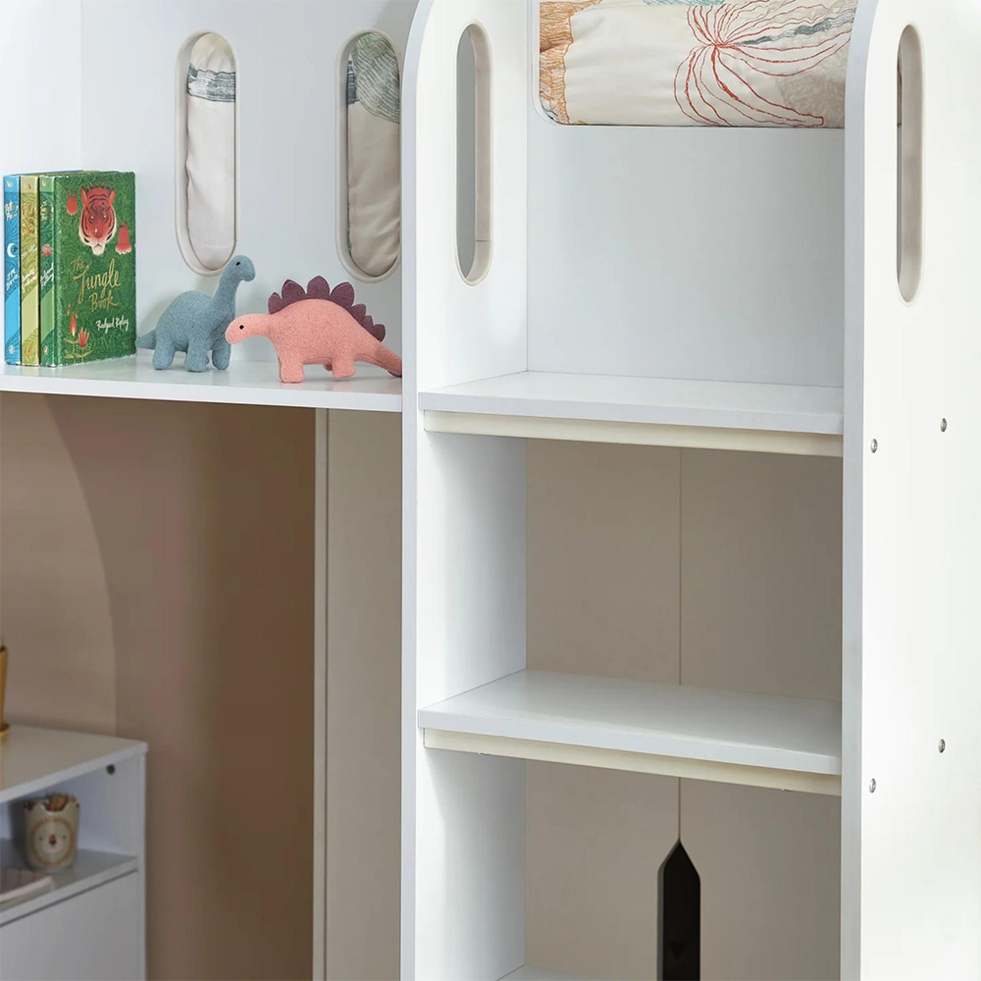 Vision Highsleeper Bed - White