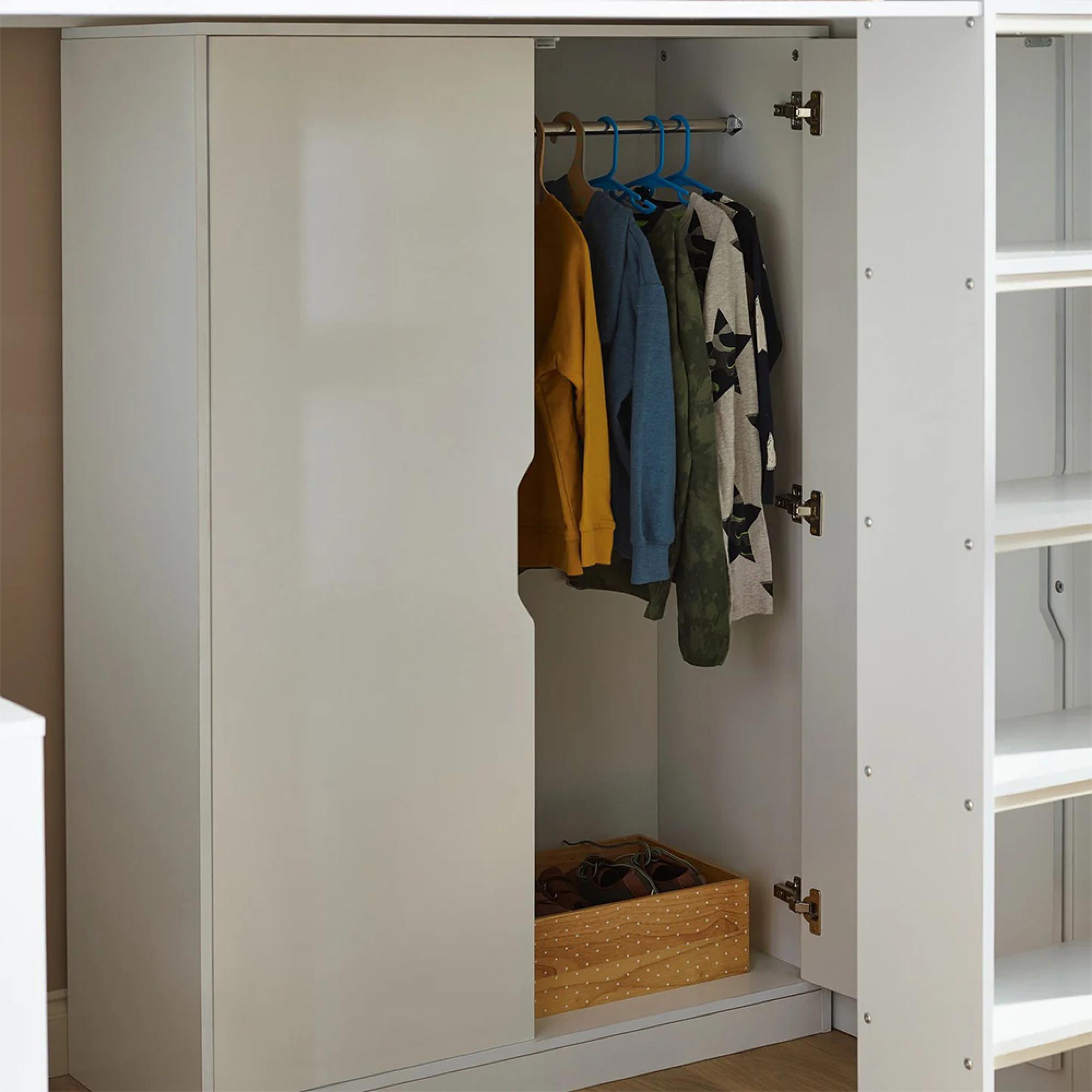 Vision Highsleeper Bed - White