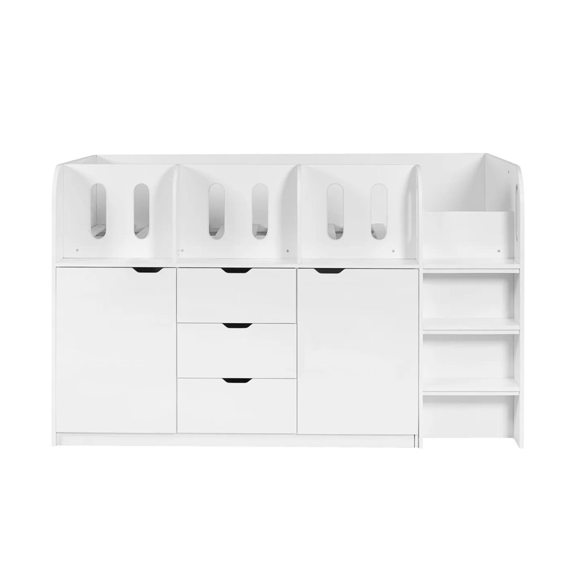 Vision Midsleeper Bed - White