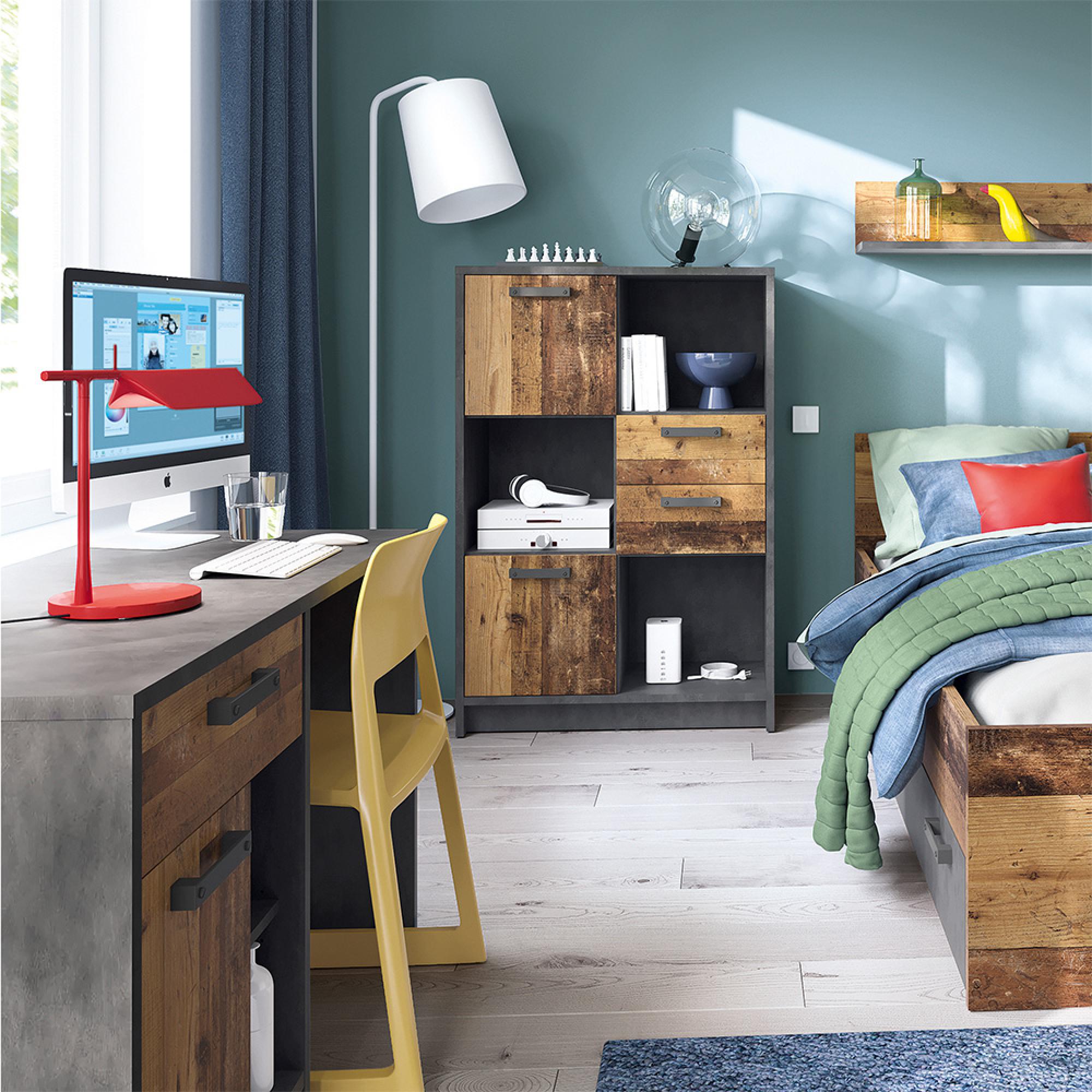 Brooklyn Bed - 3ft Single - Rustic