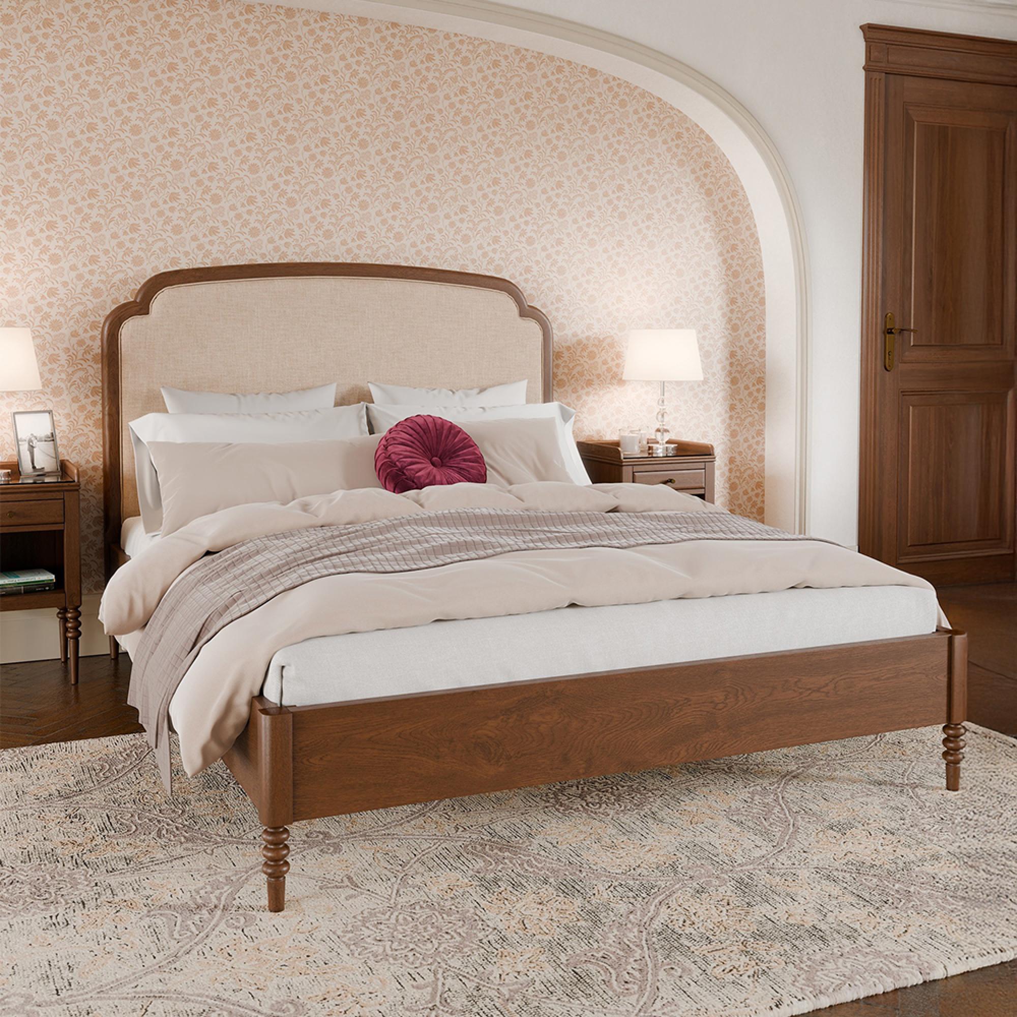 Williamson Bed - Mid Gloss Lacquered - Variation Available