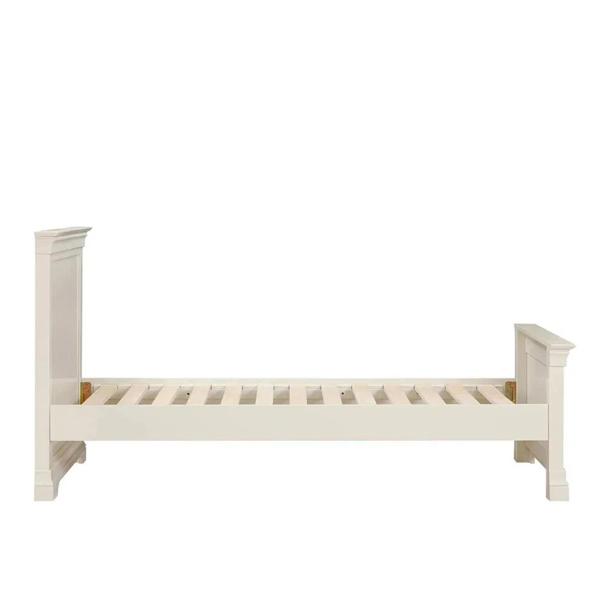 Paisley Bed - High Foot End - Cream Painted - Sizes Available