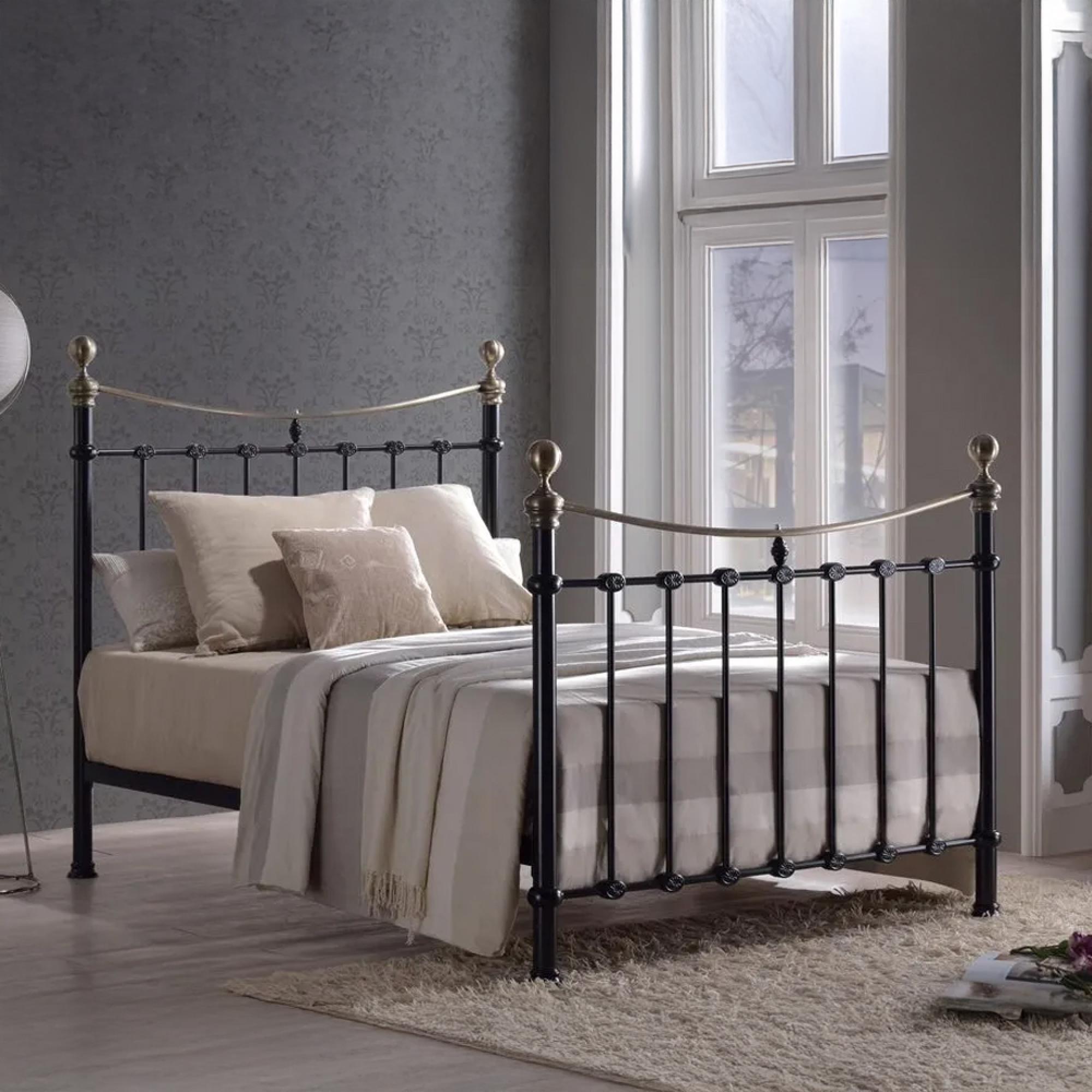 Elizabeth Bed - Black Metal - Sizes Available