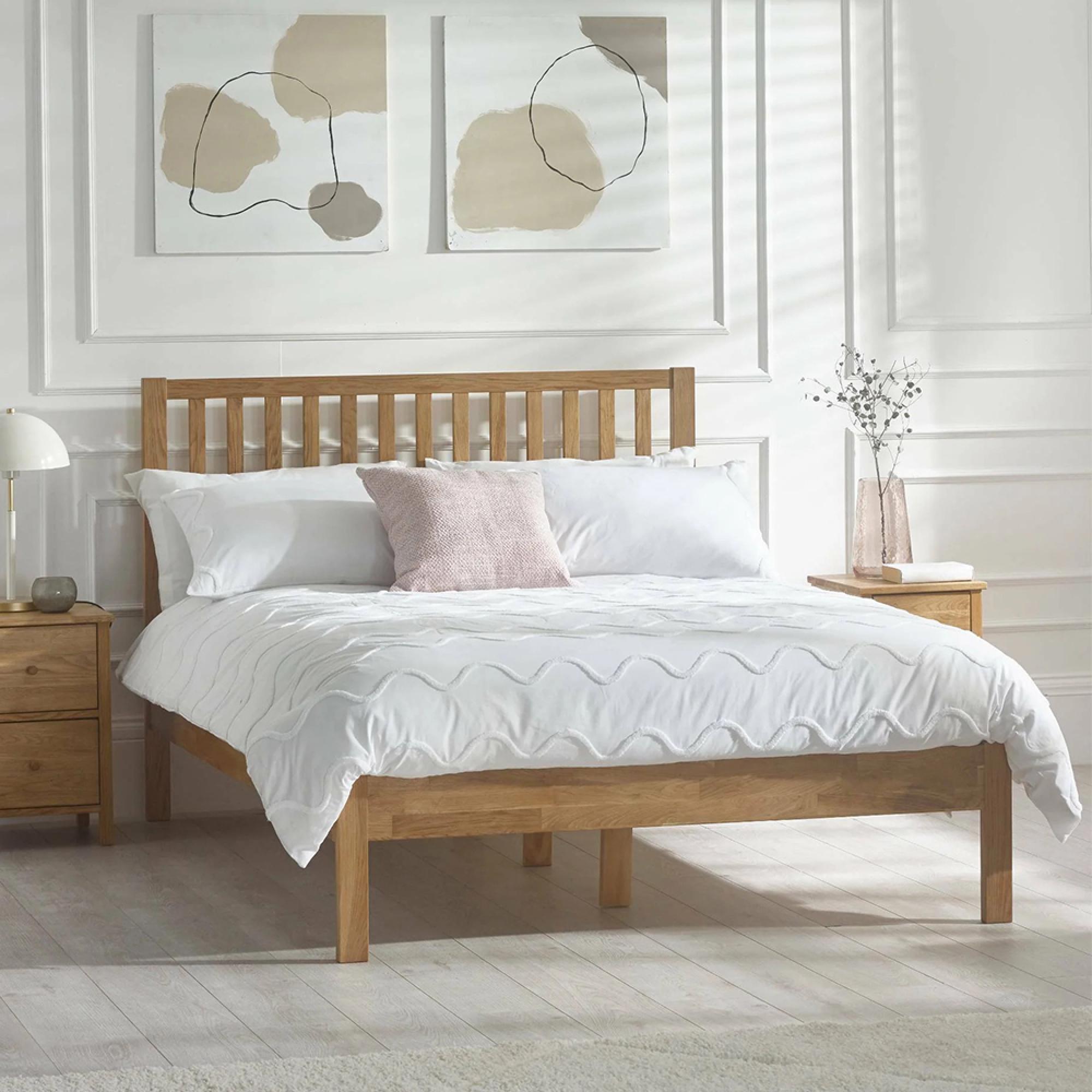 Coxmoor Bed - Natural - Oak - Sizes Available