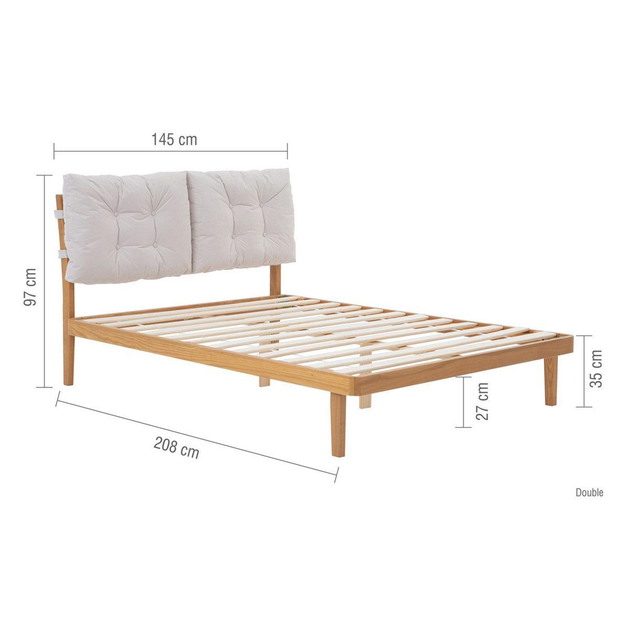 Ander Bed - Oak - Sizes Available