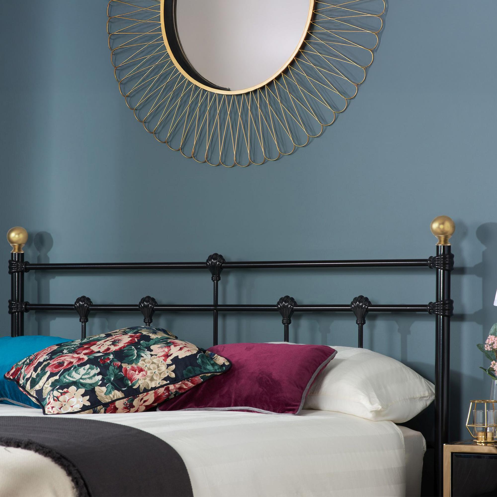 Atlas Bed Frame - Black Metal - Sizes Available