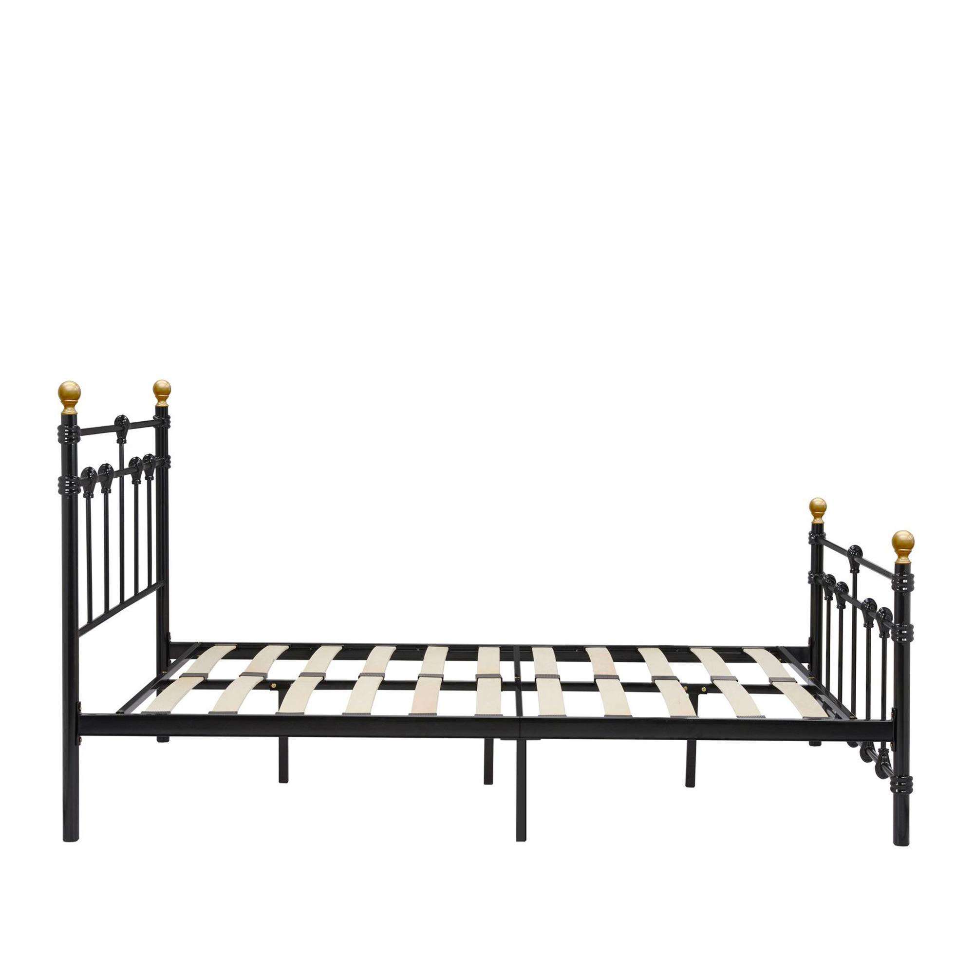 Atlas Bed Frame - Black Metal - Sizes Available