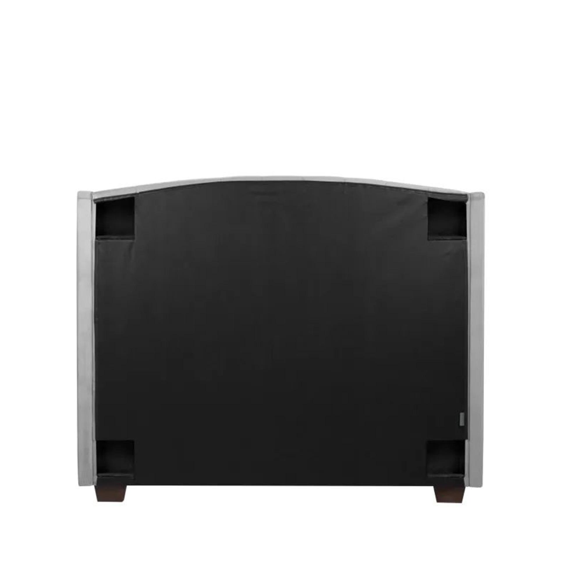 Balmoral Bed - Grey Velvet Fabric - Sizes Available