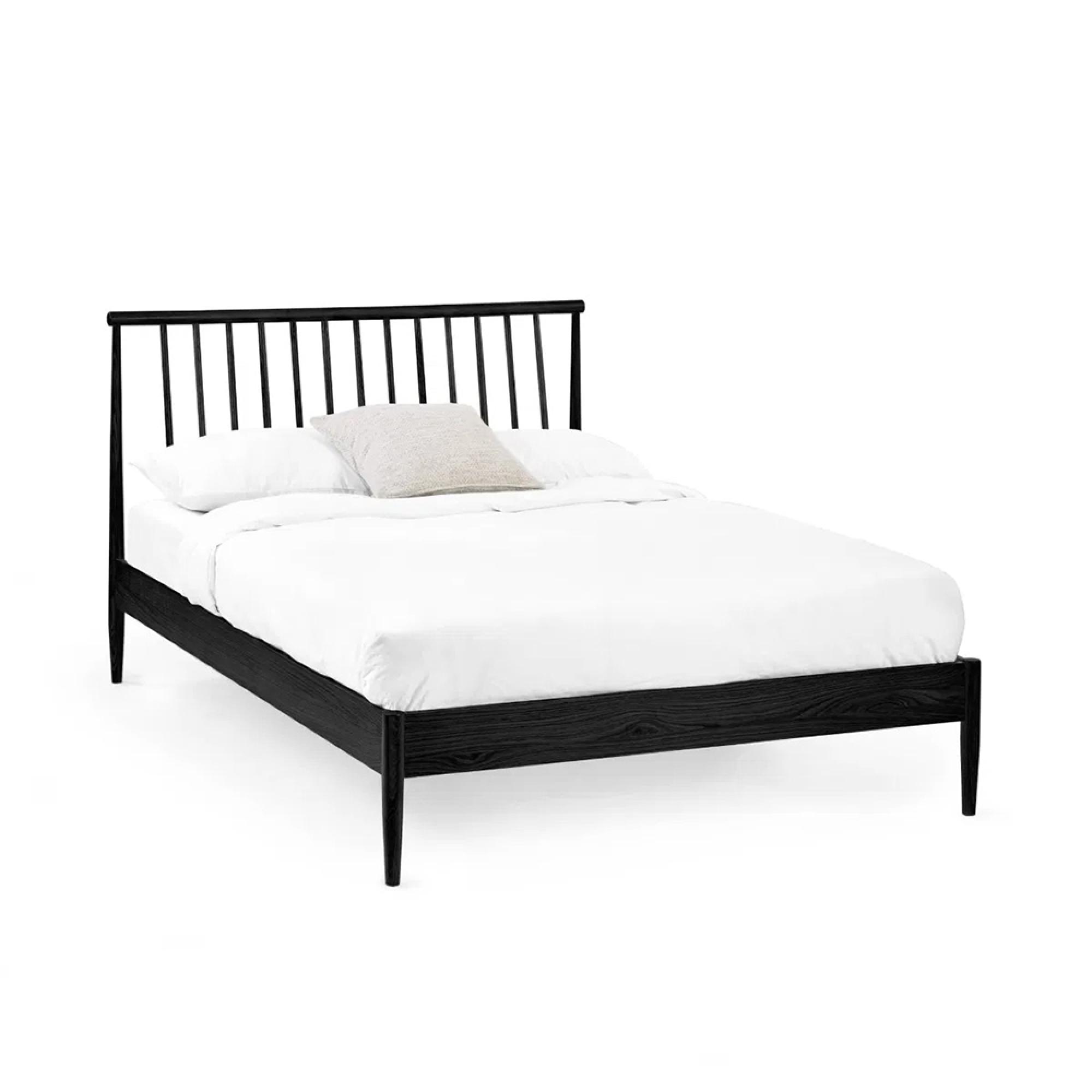 Belton Black Oak Spindle Bed - Sizes Available