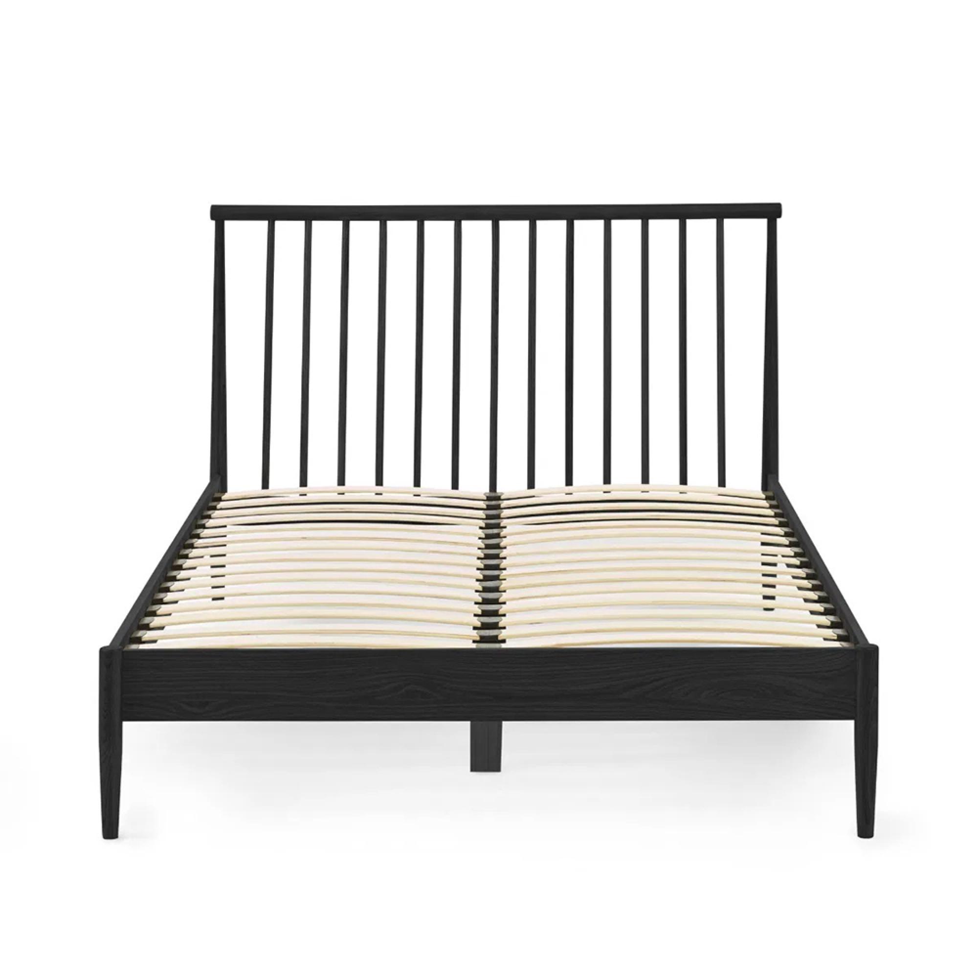 Belton Black Oak Spindle Bed - Sizes Available
