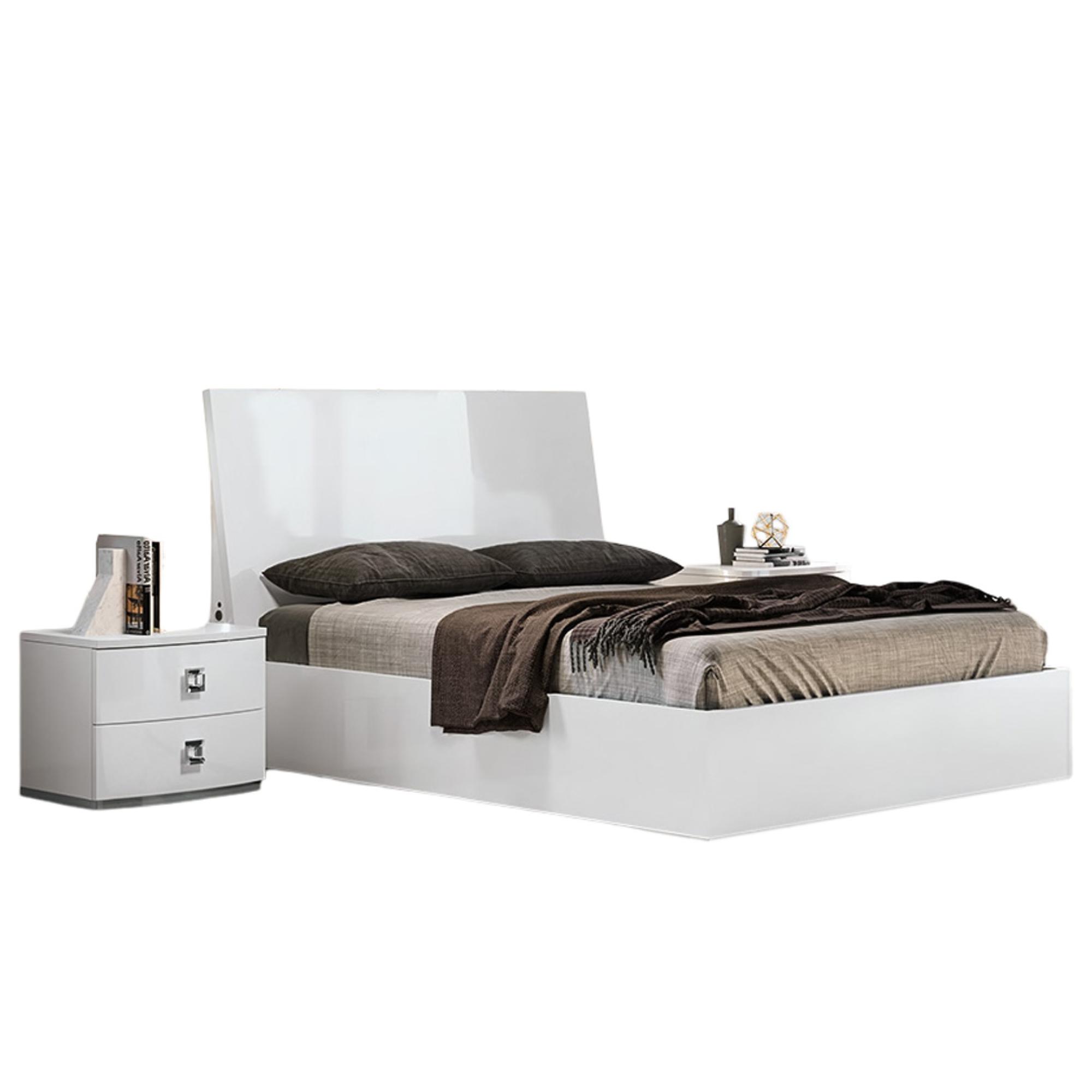 Betty White Gloss Bed - Sizes Available