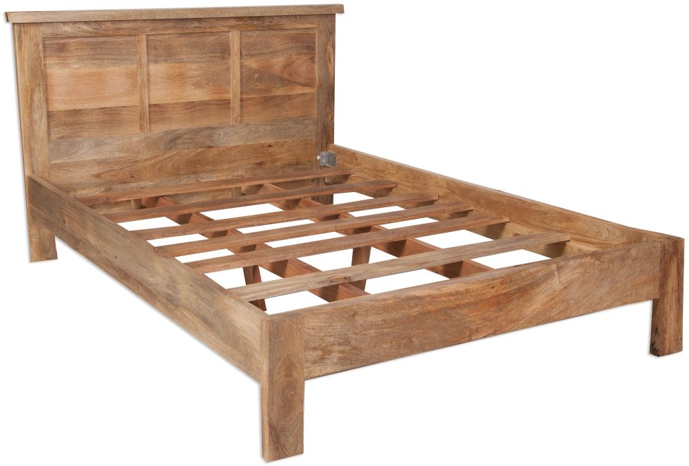 Bombay Solid Mango Wood Bed - Sizes Available