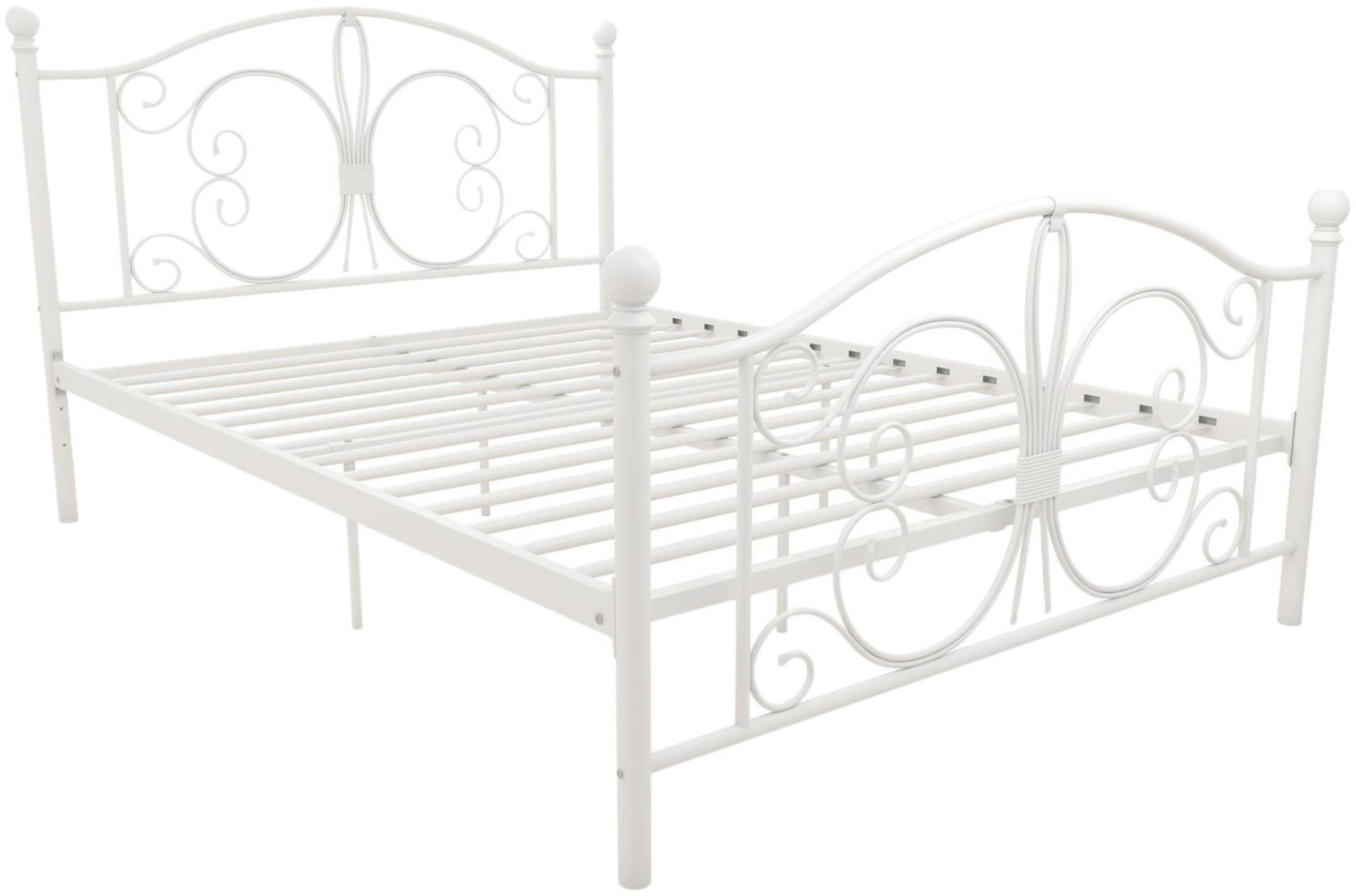 Bombay Metal Bed - White - Sizes Available - 3246198UK