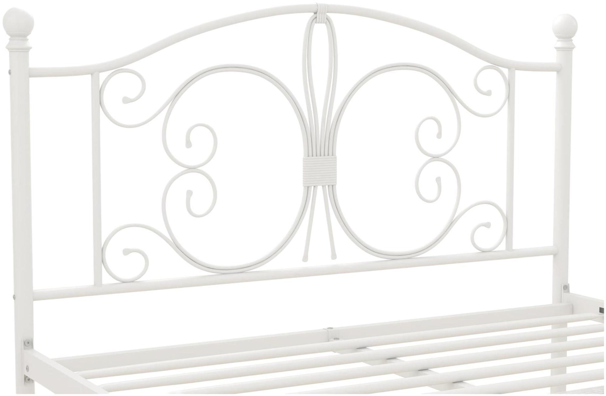 Bombay Metal Bed - White - Sizes Available - 3246198UK