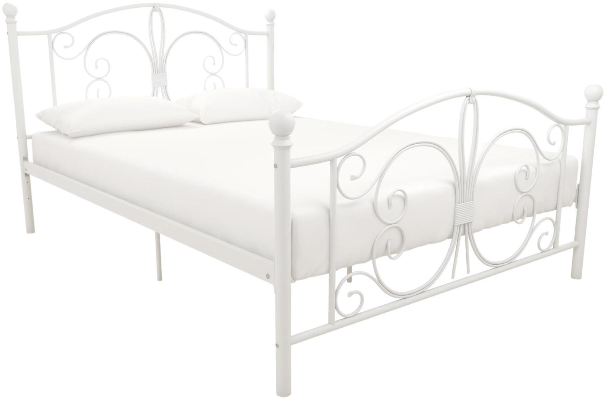 Bombay Metal Bed - White - Sizes Available - 3246198UK
