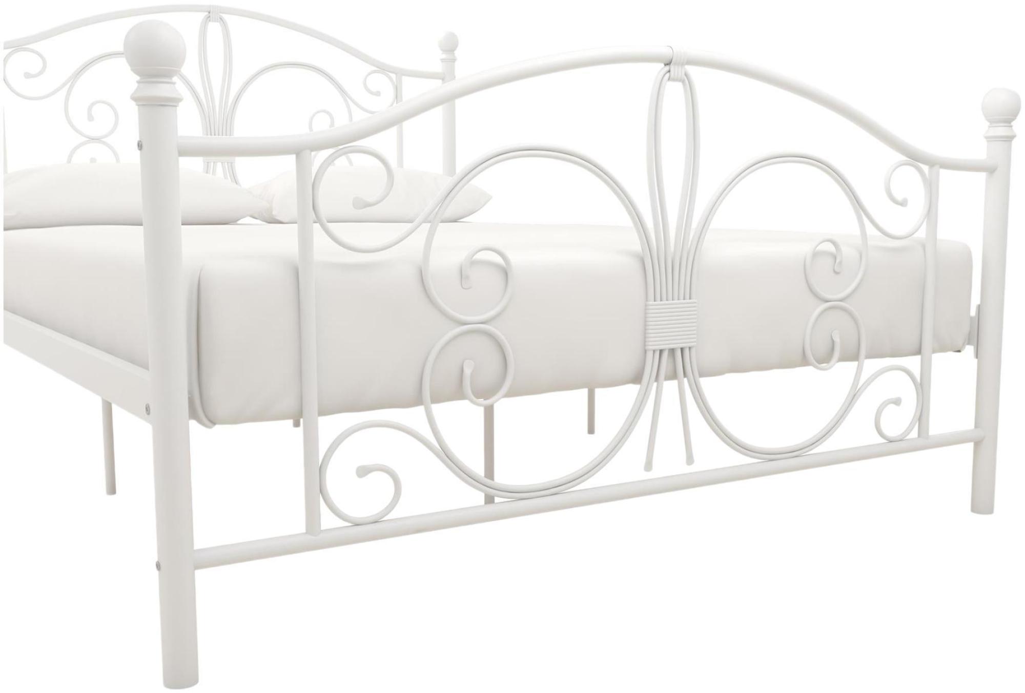 Bombay Metal Bed - White - Sizes Available - 3246198UK