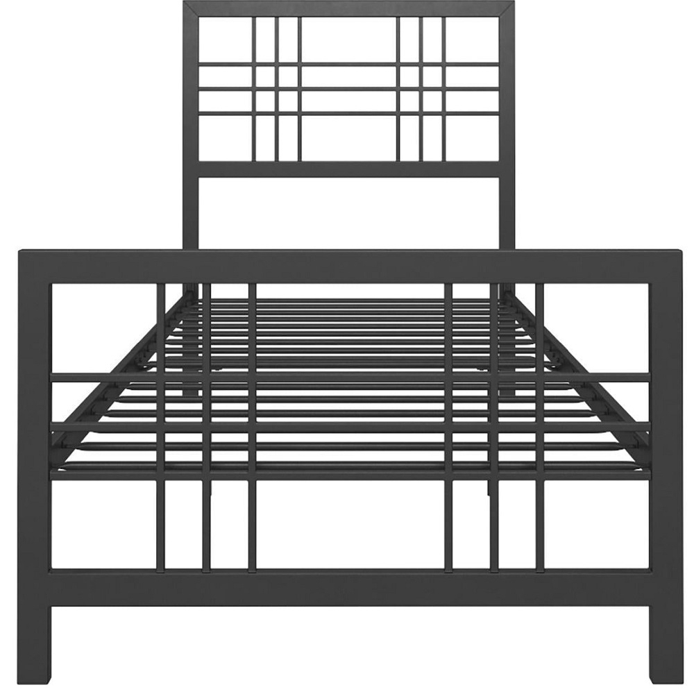 Burbank Metal Bed - Black - Sizes Available - 4150019UK