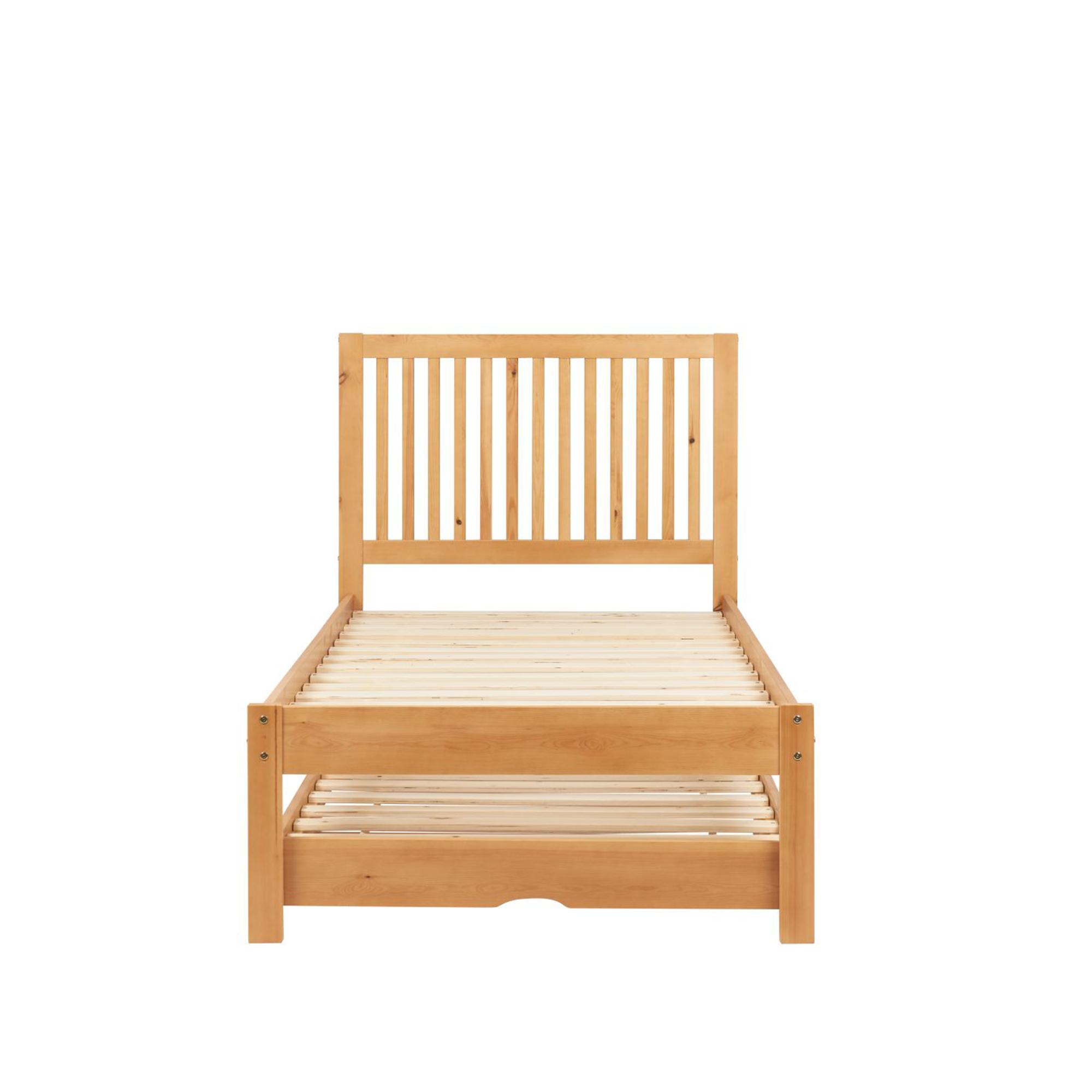 Buxton Trundle Bed - Honey Wood