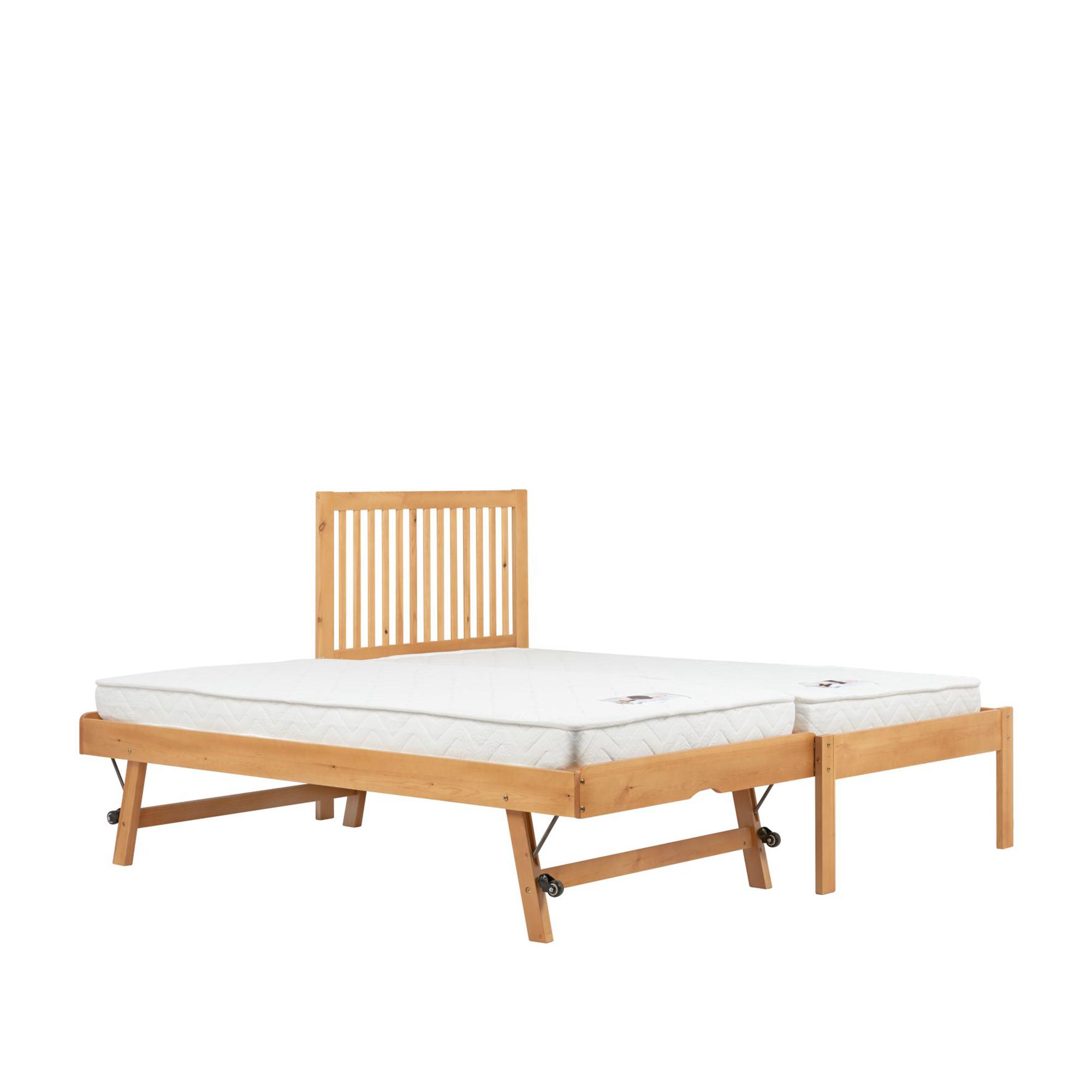 Buxton Trundle Bed - Honey Wood