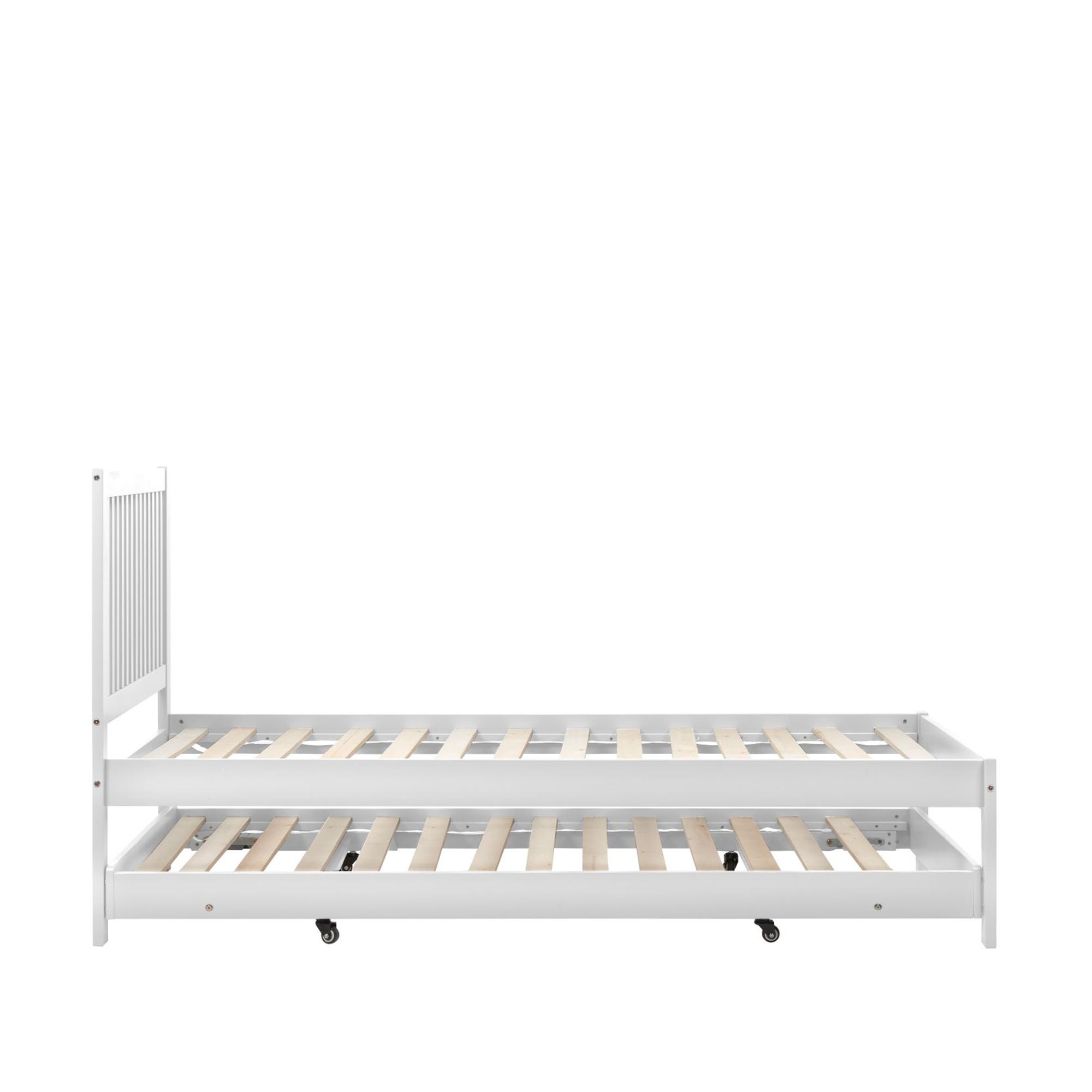 Buxton Trundle Bed - White