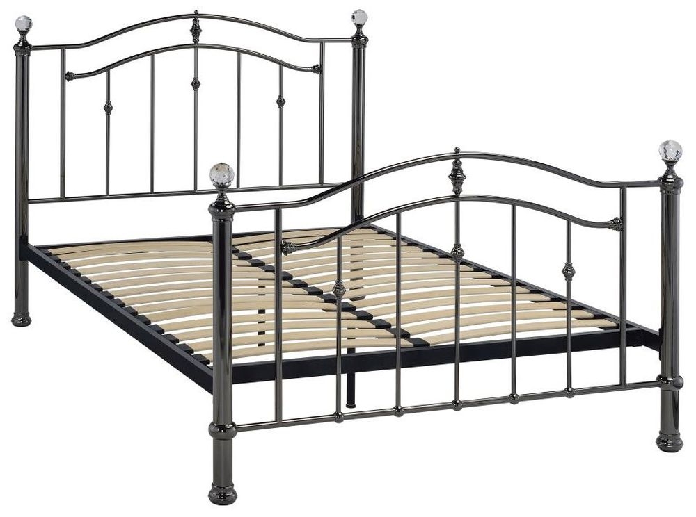 Camas Black Metal Bed - Sizes Available
