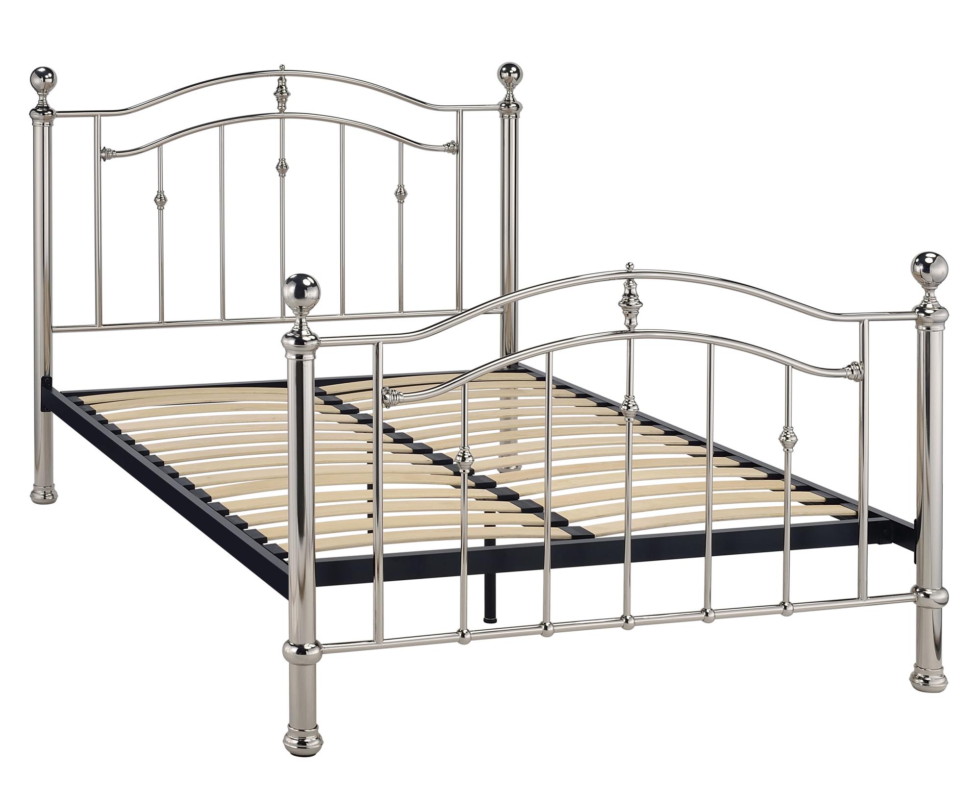 Camas Chrome Metal Bed - Sizes Available